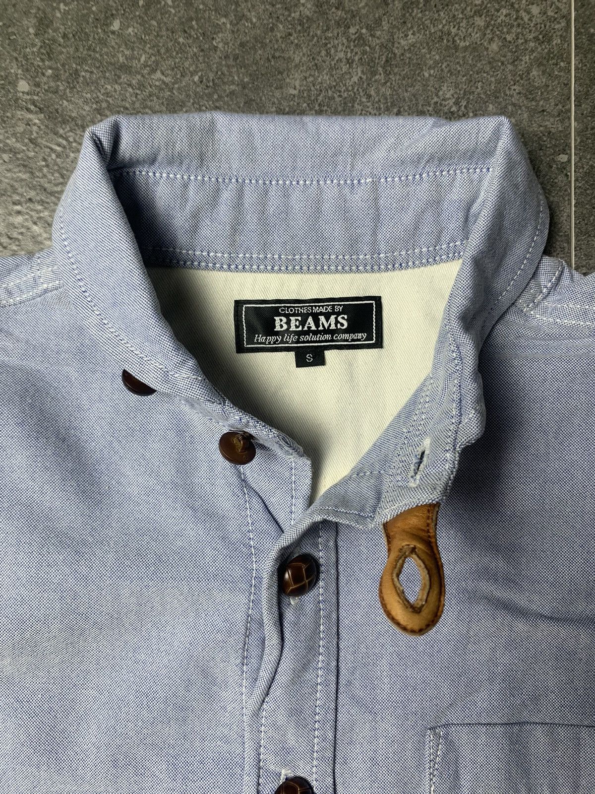 Beams Japan Beams Shawl Collar Shirt Contrast Stitch Size US S / EU 44-46 / 1 - 5 Thumbnail