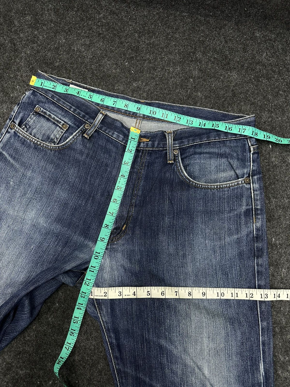 Beauty Beast × Edwin × If Six Was Nine Vintage Edwin 404 Faded Washed Distressed Denim F26 Size US 36 / EU 52 - 10 Thumbnail