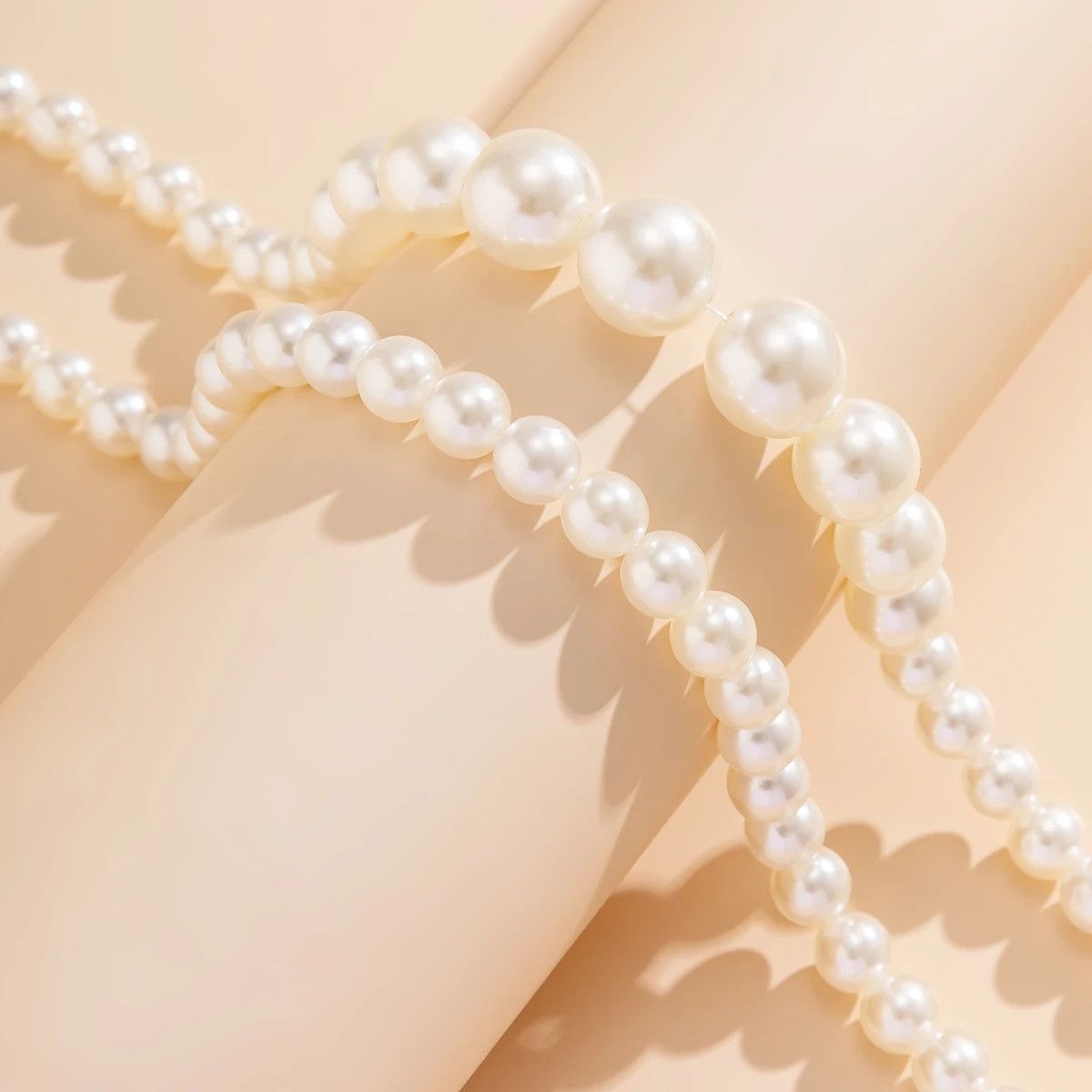 Other Elegant 2pcs/set Imitation Pearl Beaded Choker Necklaces Size ONE SIZE - 6 Thumbnail