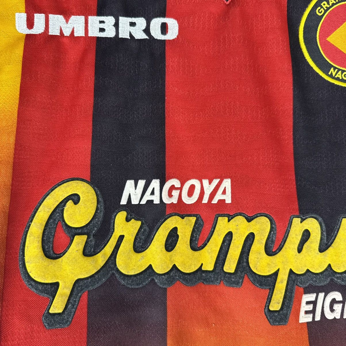 Umbro NAGOYA GRAMPUS EIGHT 1996/98 FOOTBALL SHIRT SOCCER JERSEY Size US M / EU 48-50 / 2 - 6 Thumbnail