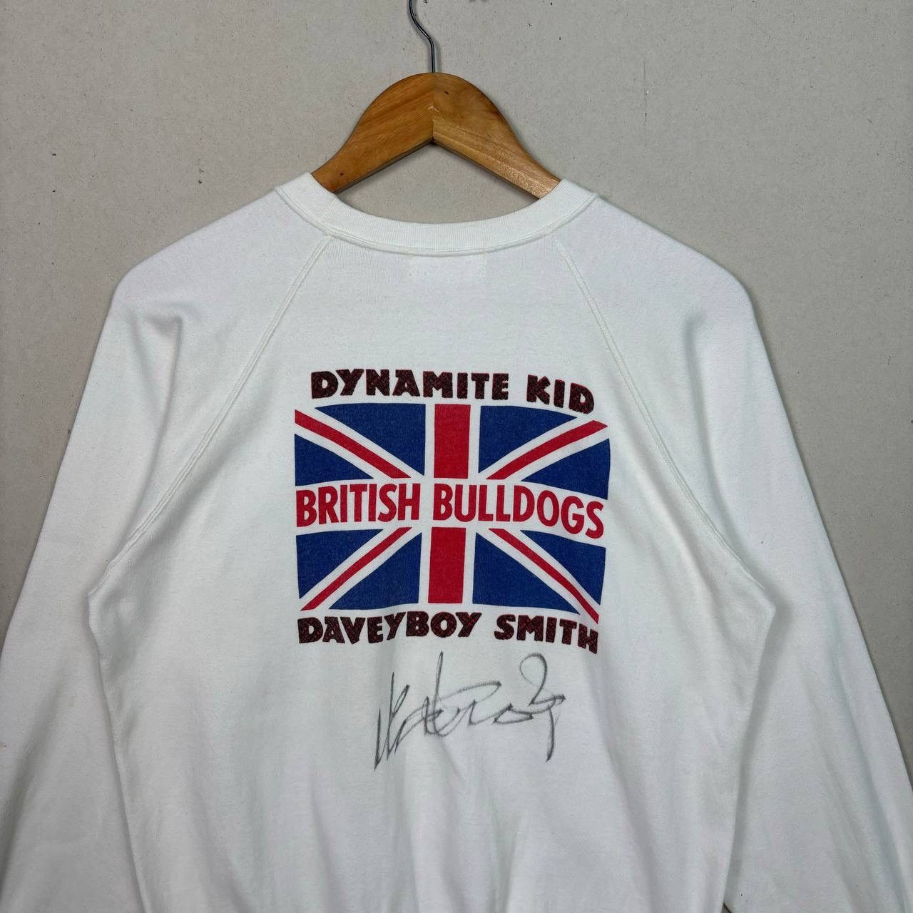 WWF Vintage 90s The British Bulldog WWF Wrestling Sweatshirt Size US M / EU 48-50 / 2 - 3 Thumbnail