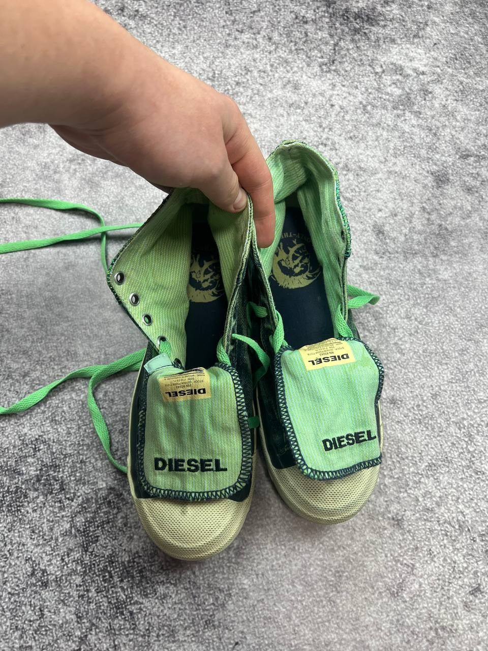 Diesel Vintage Diesel High Sneakers Avant Garde Opium Size US 5.5 / EU 38 - 10 Thumbnail