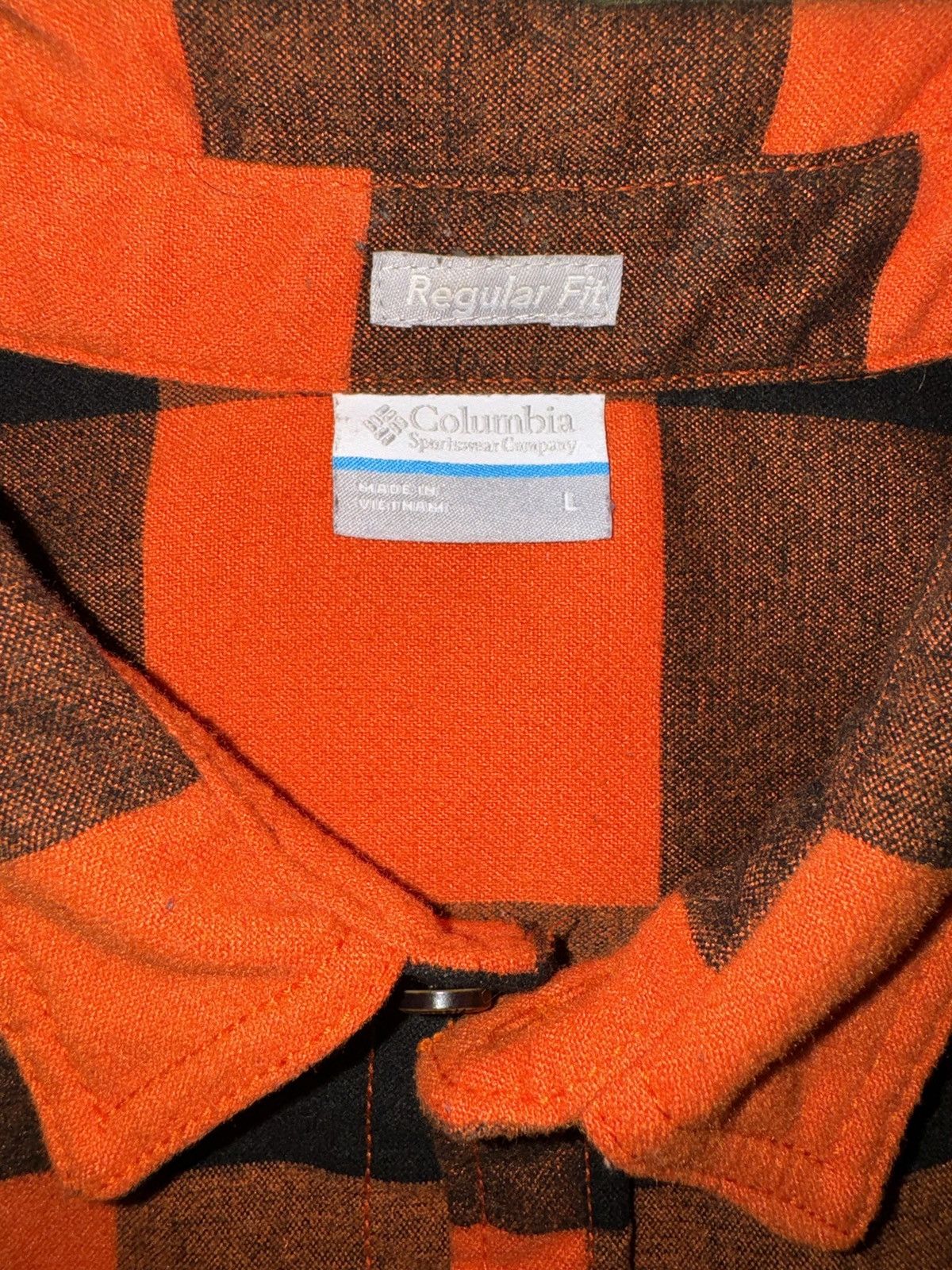 Columbia Large Columbia Oregon State Beavers Flannel. Orange/Black Size US L / EU 52-54 / 3 - 4 Thumbnail