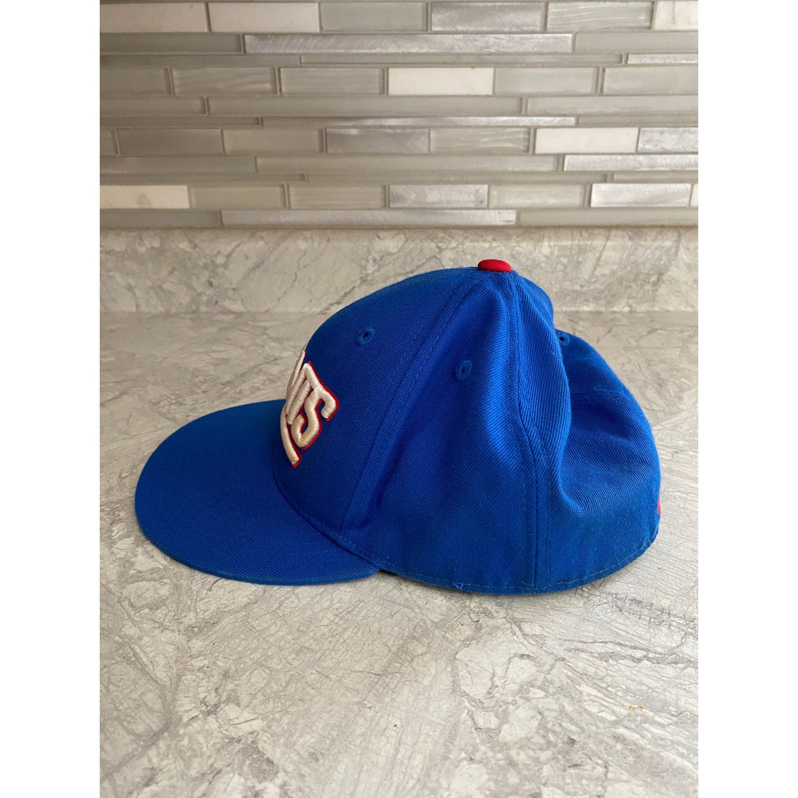 Mitchell & Ness New York Giants Mitchell & Ness Fitted Hat Size 7 3/8 Size ONE SIZE - 4 Thumbnail