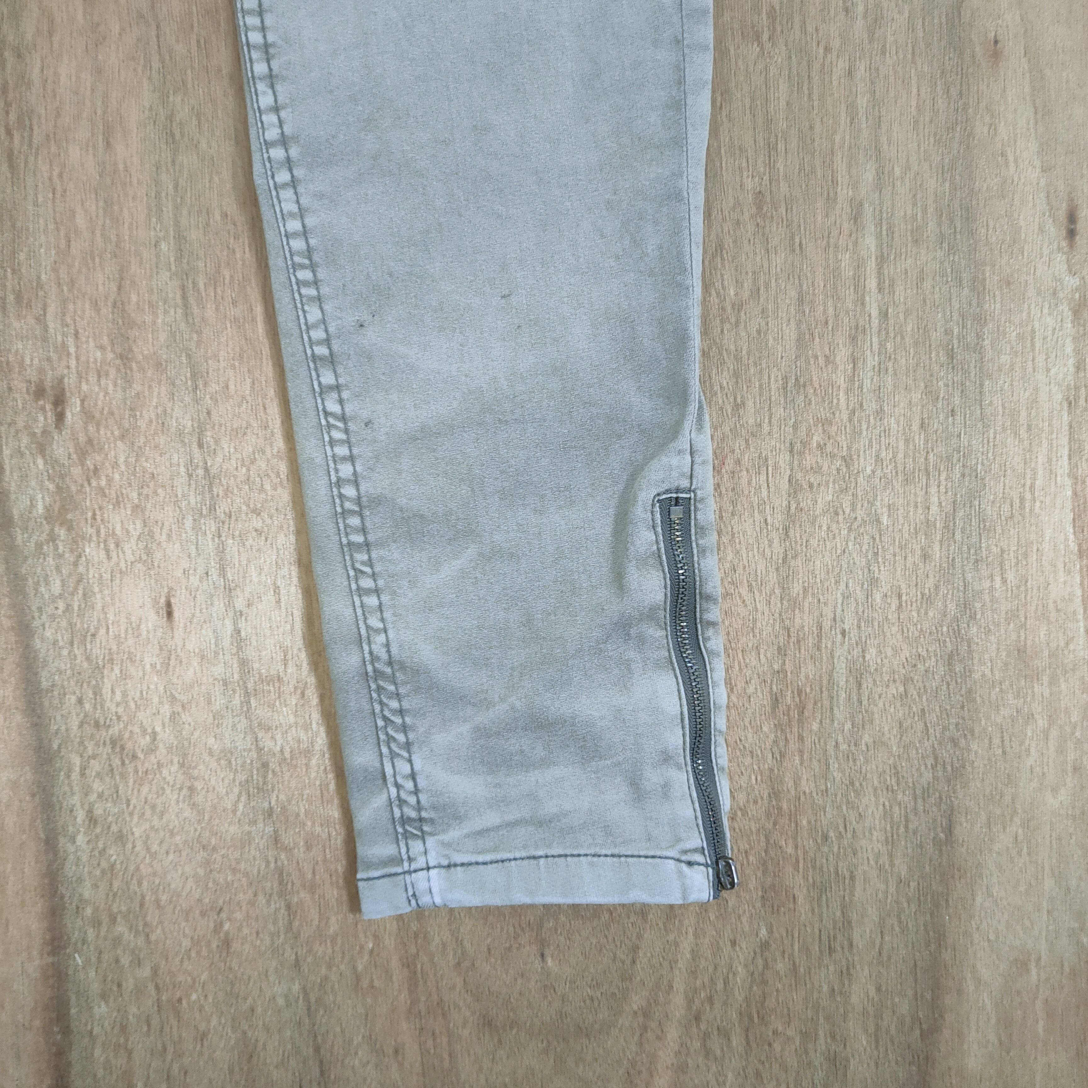 Japanese Brand JAPANESE FADED SKINNY CARGO PANTS Size US 30 / EU 46 - 4 Thumbnail