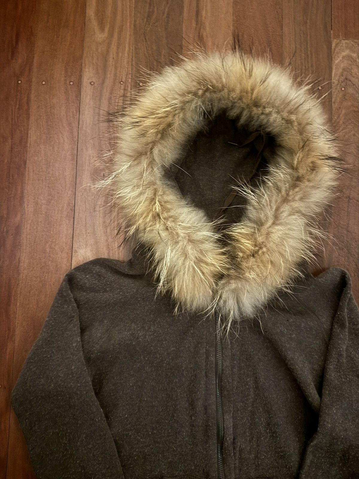 If Six Was Nine goa fur zip up hoodie | Grailed