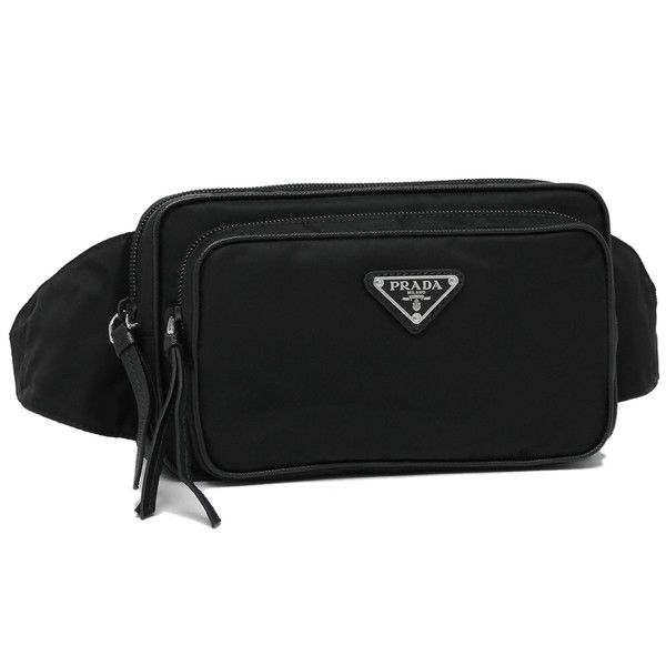 Prada Prada Body Bag Belt Bag Renylon Triangle Logo Black | Grailed