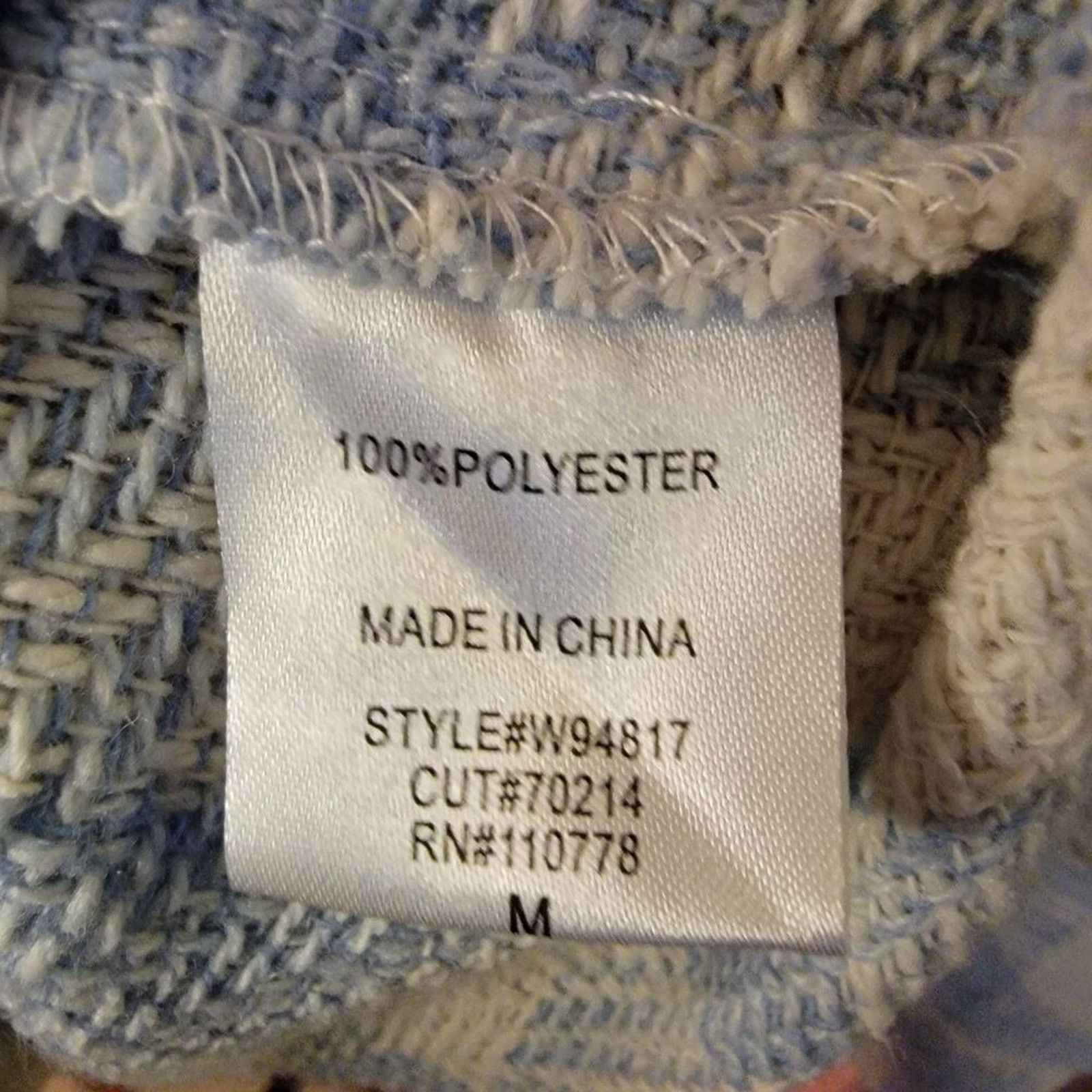 Other Week & Coat Light Blue Plaid Full Button - Size Medium Size M / US 6-8 / IT 42-44 - 4 Thumbnail