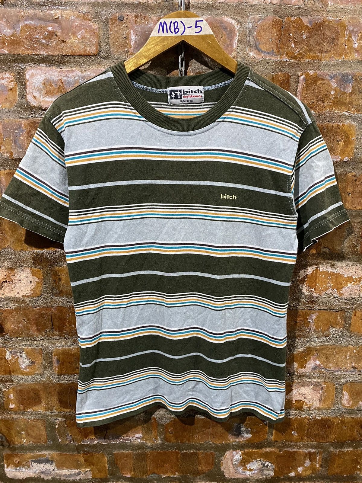 Powell Peralta 1990s Bitch Skateboard stripe tee Size US S / EU 44-46 / 1 - 2 Thumbnail