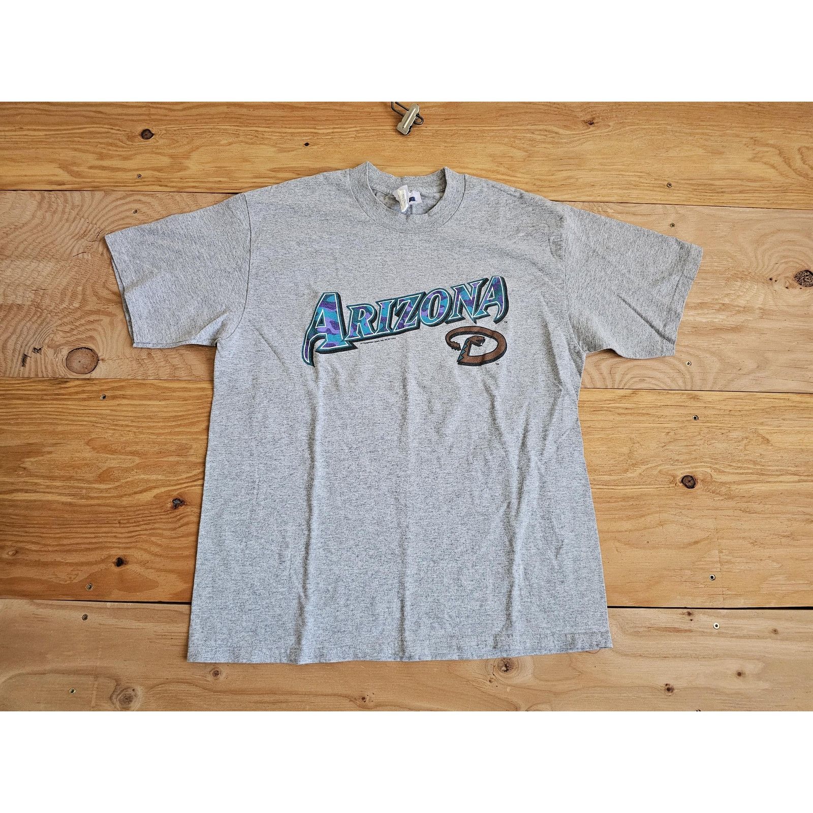 CSA Arizona Diamondbacks 2002 T-Shirt Gray CSA Sz L Dbacks Size US L / EU 52-54 / 3 - 1 Thumbnail