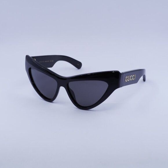 Gucci 🕶️ New Gucci GG1294S 001 Black/Grey Sunglasses Size ONE SIZE - 5 Thumbnail