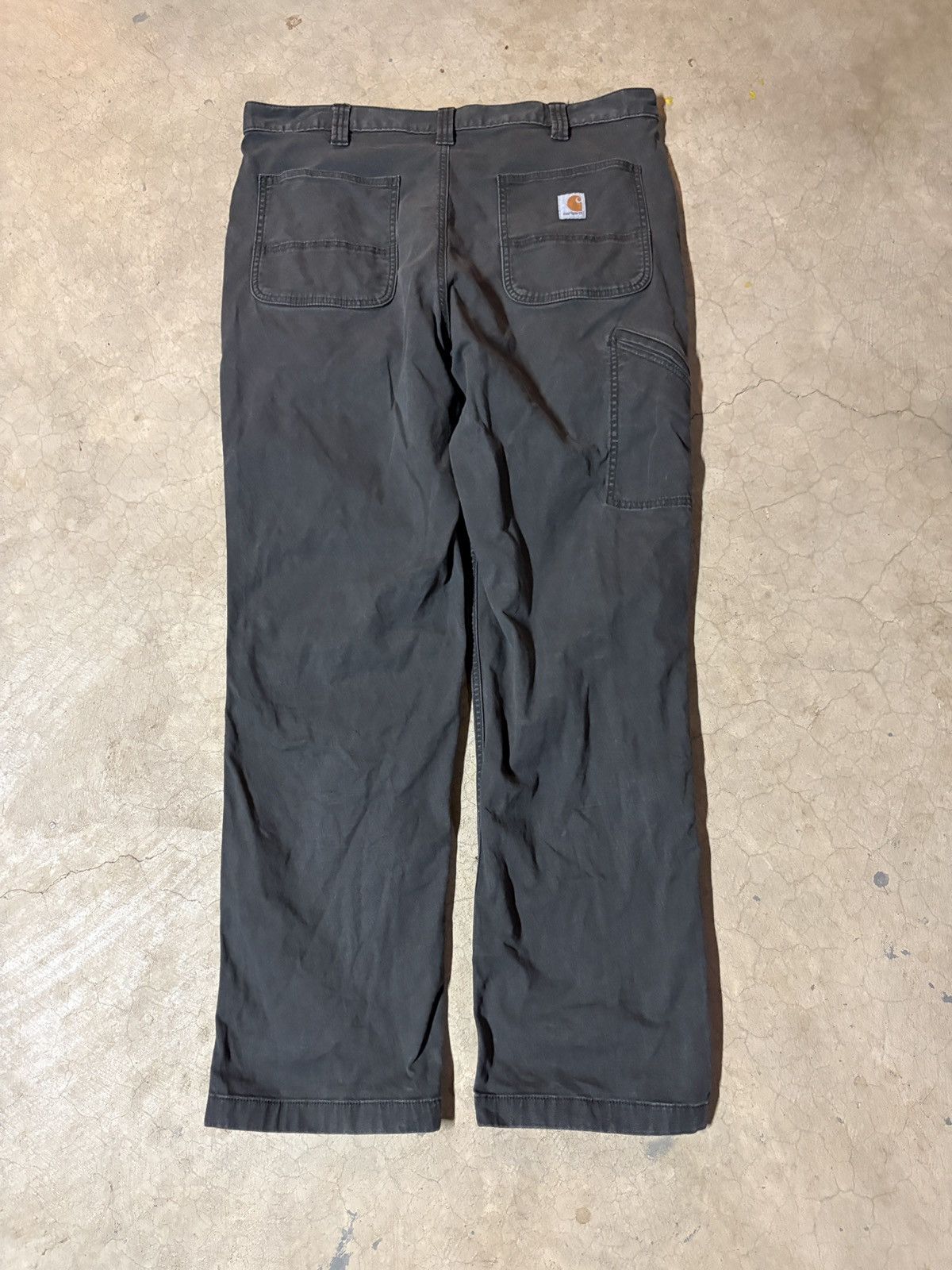 Carhartt Carhartt Y2K Canvas Relaxed Fit Work Pants Charcoal Gray Size US 38 / EU 54 - 1 Thumbnail