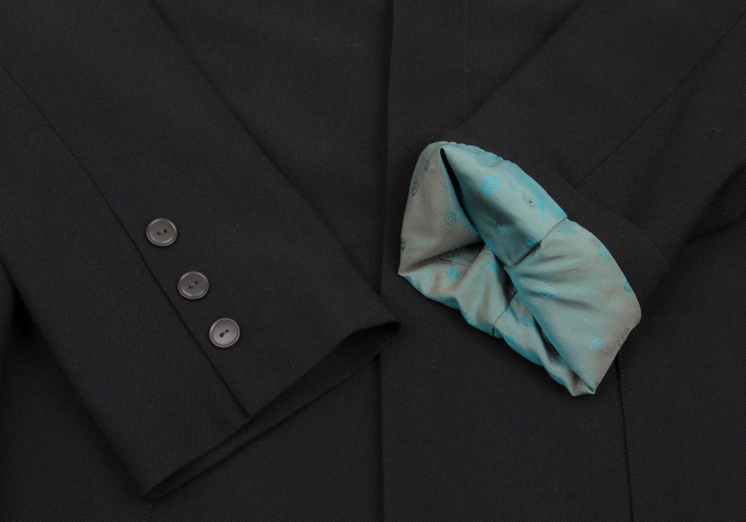 Jean Paul Gaultier Wool Lapel Design Fly Front Jacket in Black Size 48 Size US M / EU 48-50 / 2 - 6 Thumbnail