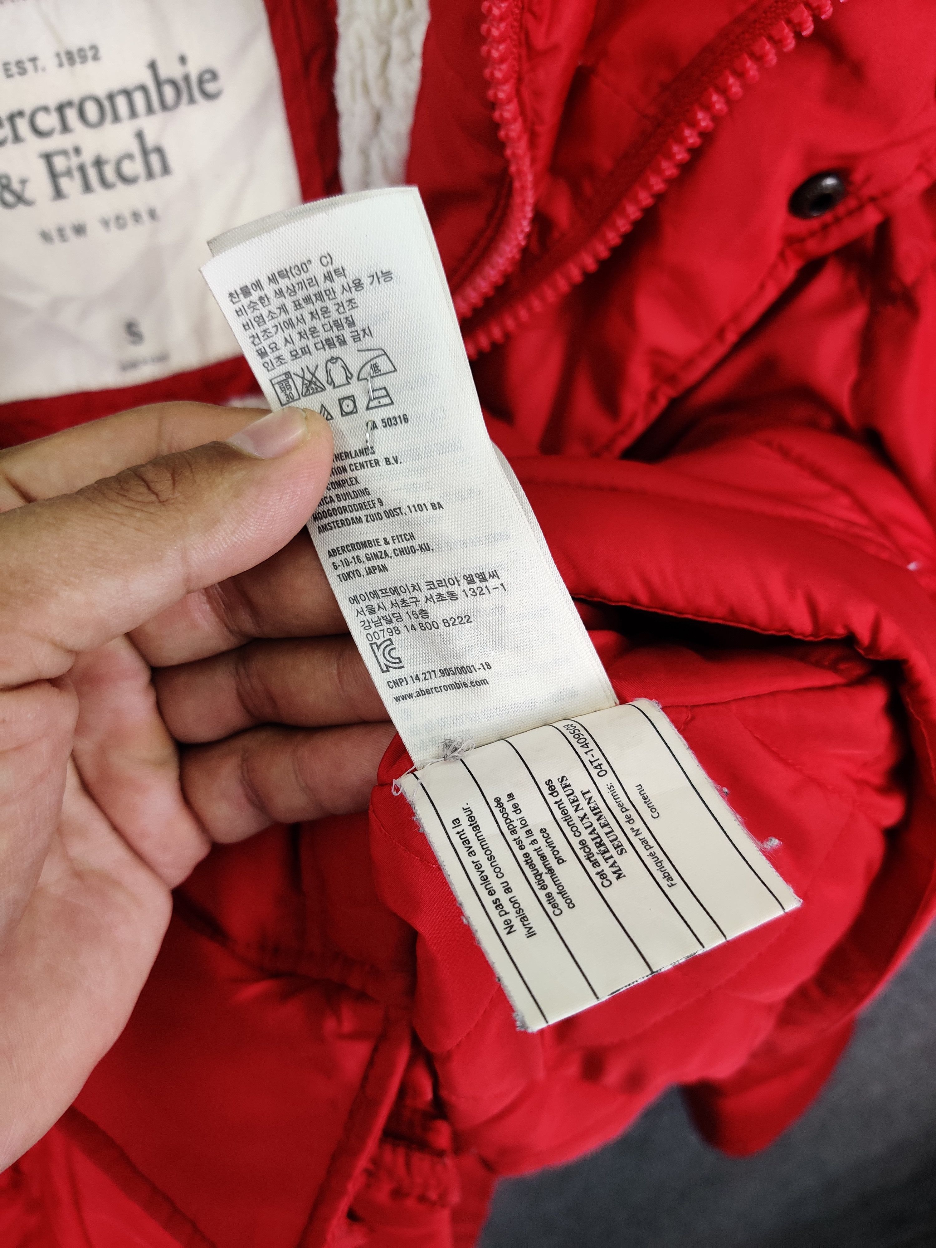 Abercrombie & Fitch Abercrombie & Fitch Quilted Sherpa Hooded Puffer Jacket Size US S / EU 44-46 / 1 - 16 Thumbnail