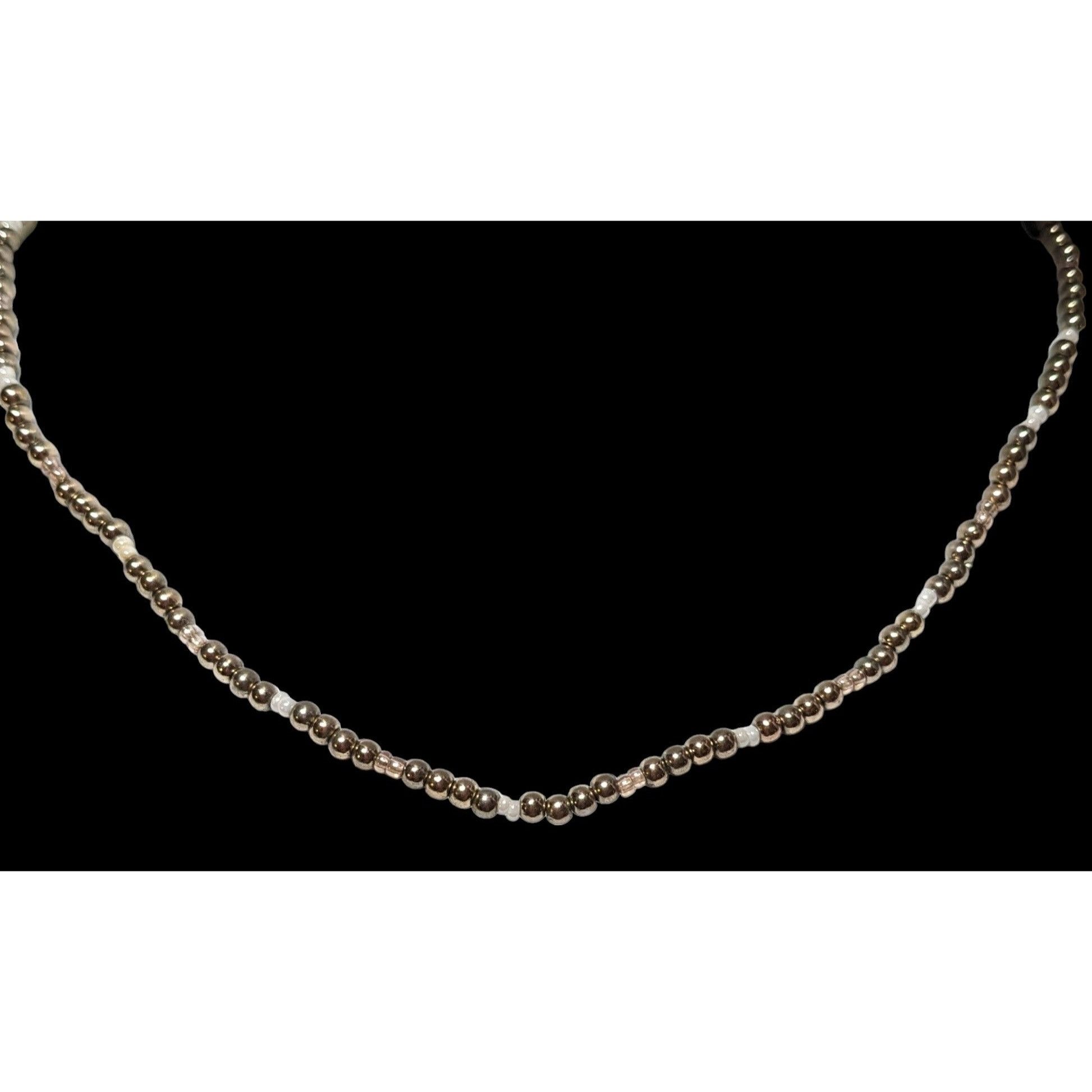 Other Simple Minimalist Metallic Glass Seed Bead Necklace Size ONE SIZE - 2 Thumbnail