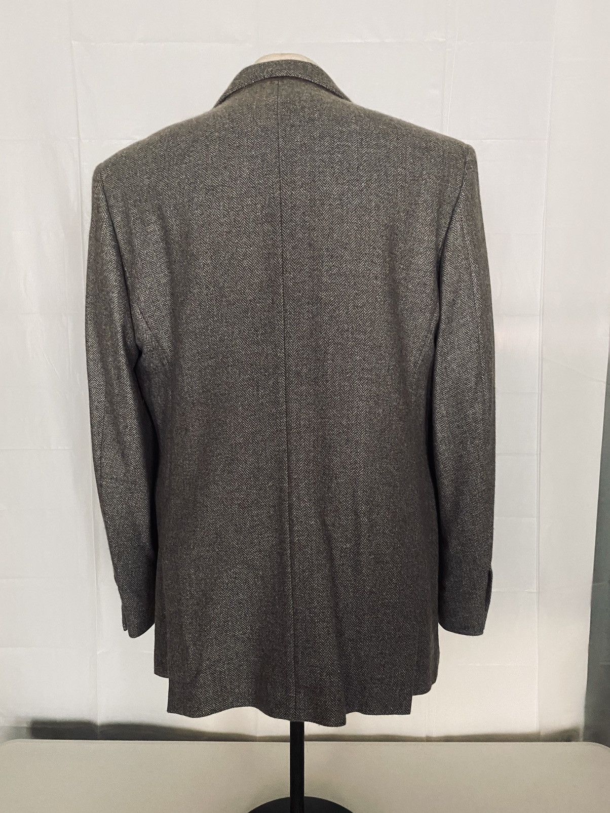 Loro Piana Loro Piana 🇮🇹 Herringbone Cashmere Goatskin Madrid Jkt 56 NEW Size US XL / EU 56 / 4 - 4 Thumbnail