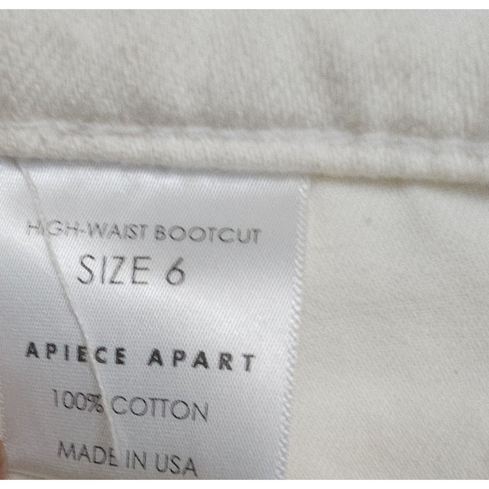 Apiece Apart Women's Apiece Apart Denim High Waist Bootcut Cotton Jean 6 Size 28" / US 6 / IT 42 - 5 Thumbnail