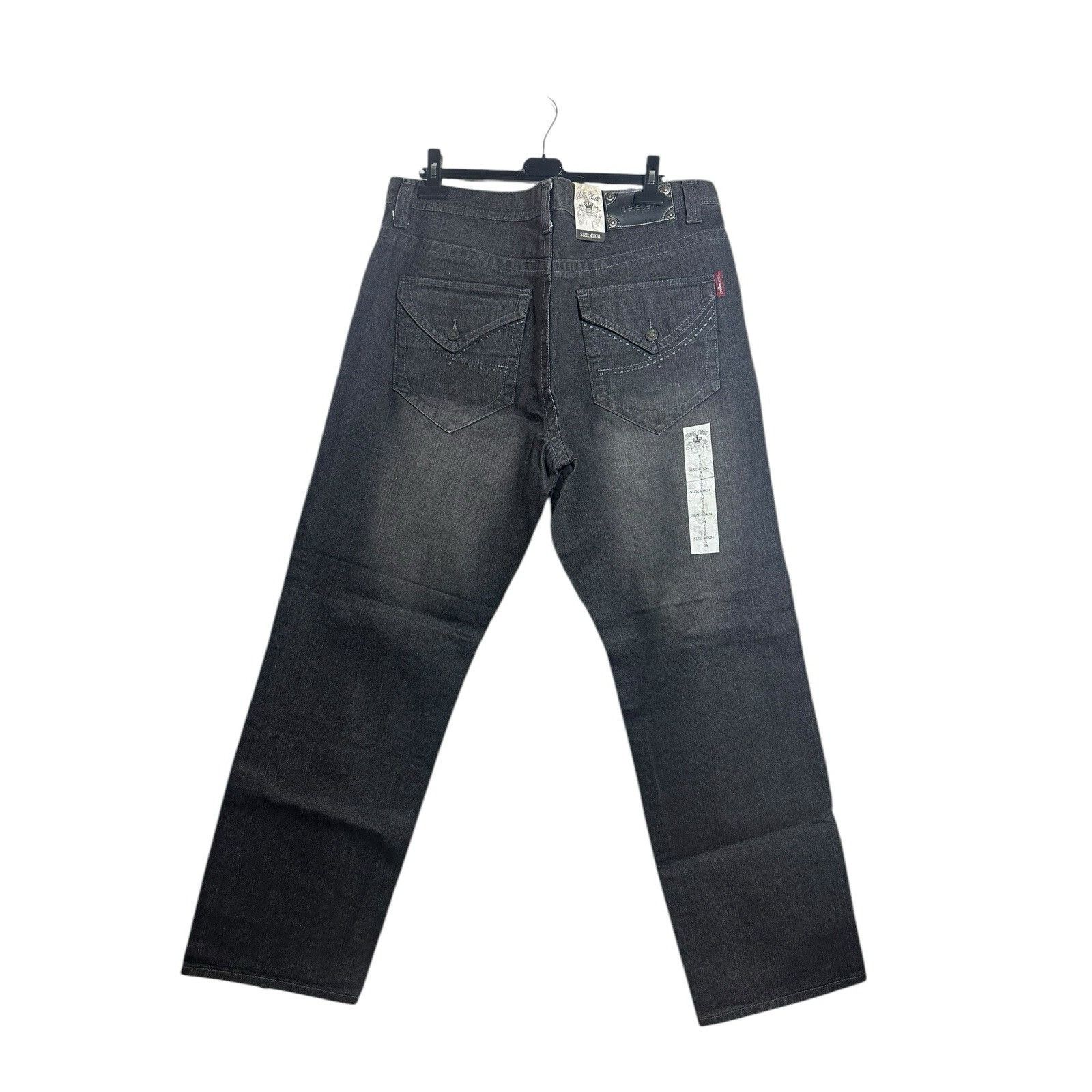 Pelle Pelle Vintage Pelle Pelle Baggy Jeans Men's Black Hip Hop Whisker Size US 40 / EU 56 - 3 Thumbnail