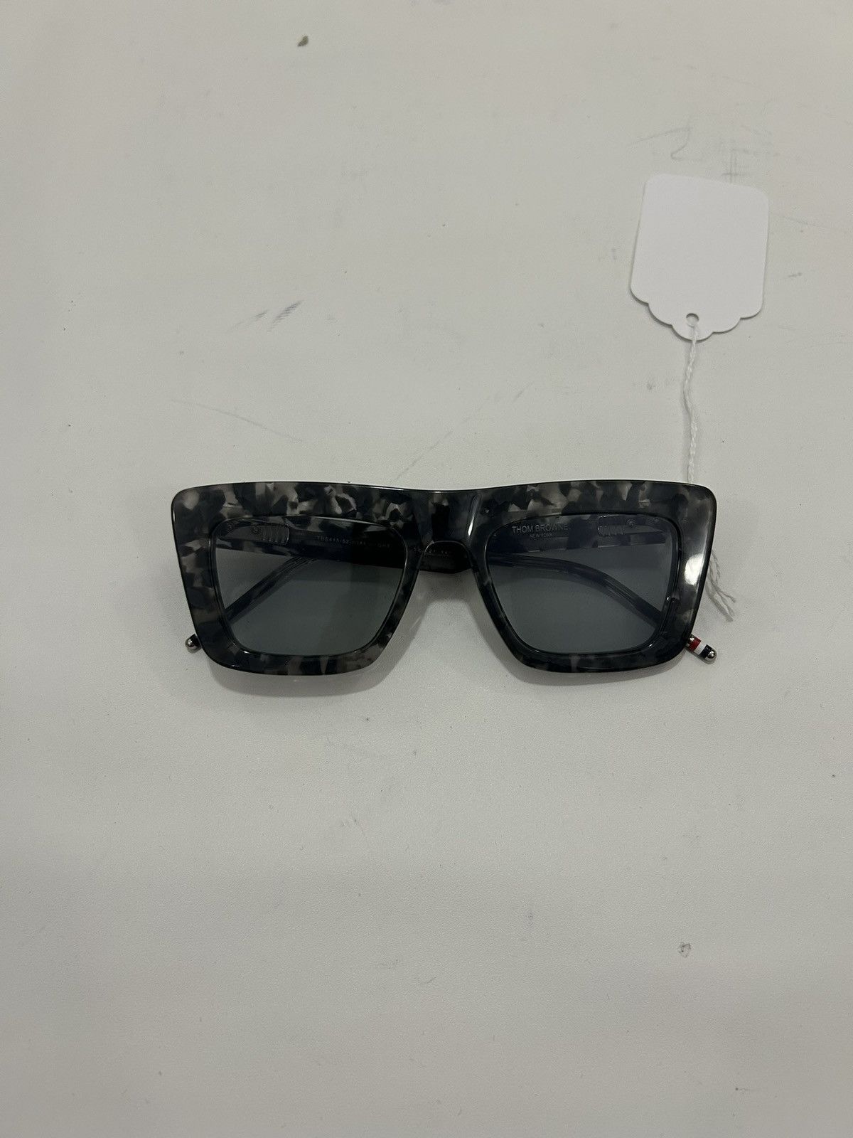 Thom Browne Grey Tortoise Frame Novelty Sunglasses Size ONE SIZE - 11 Thumbnail