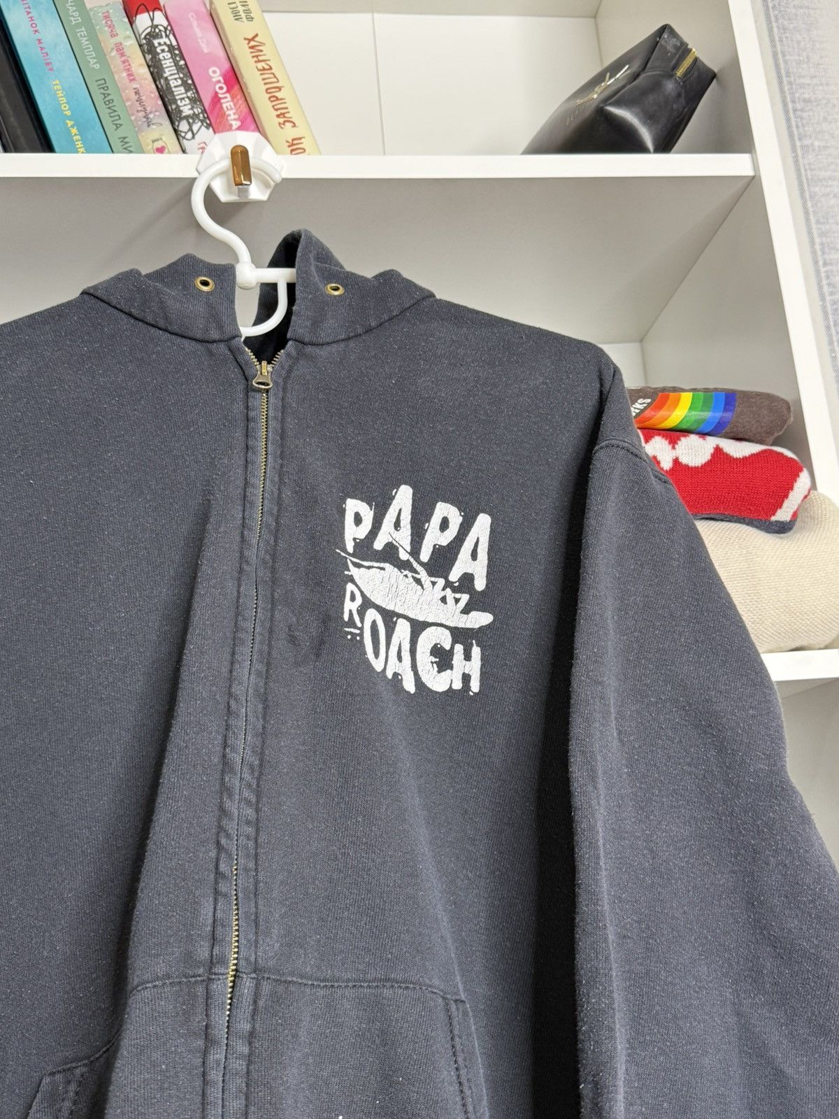 Fruit Of The Loom Vintage Papa Roach Hoodie size M Size US M / EU 48-50 / 2 - 8 Thumbnail