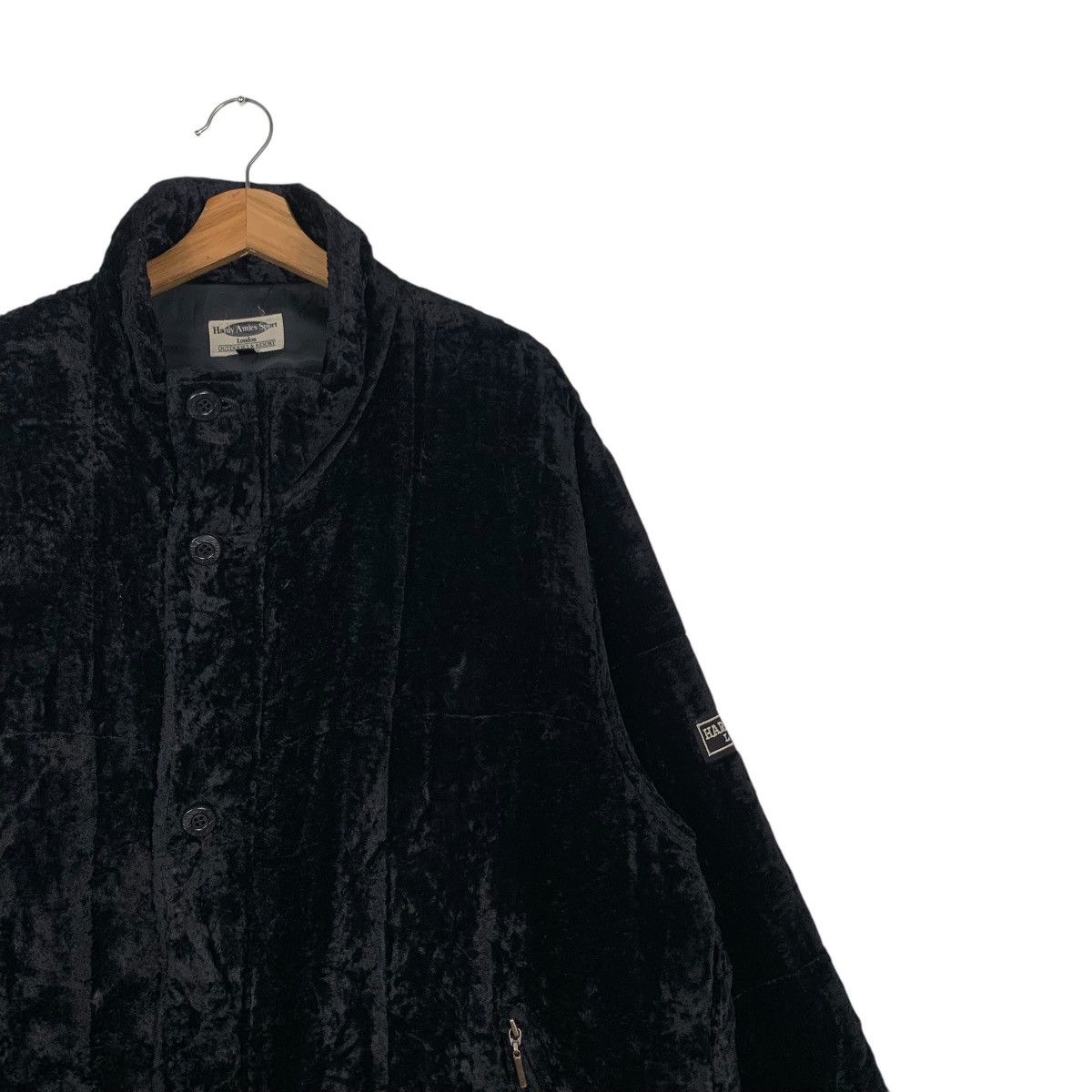Hardy Amies HARDY AMIES LONDON Embroidery Logo Velvet Jacket #1863-C81 Size US L / EU 52-54 / 3 - 5 Thumbnail