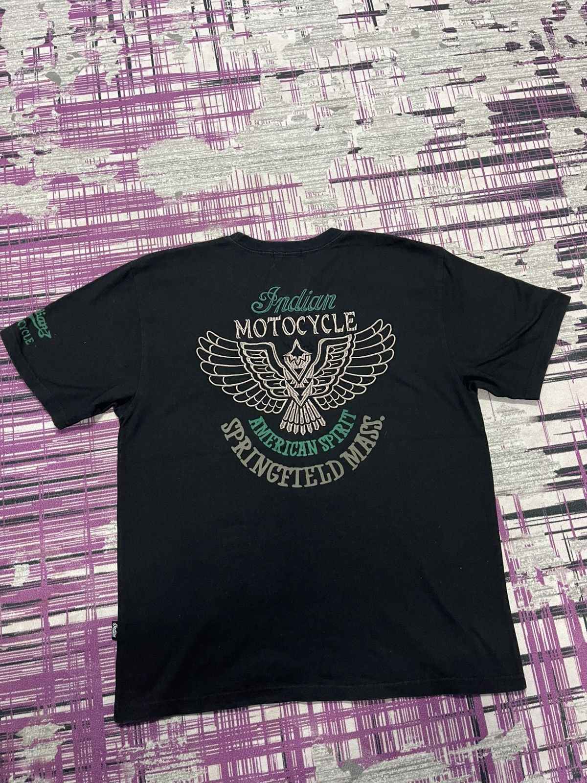 Indian Motorcycle VINTAGE INDIAN MOTOCYCLE AMERICAN SPIRIT TEE VERY RARE Size US XL / EU 56 / 4 - 1 Thumbnail