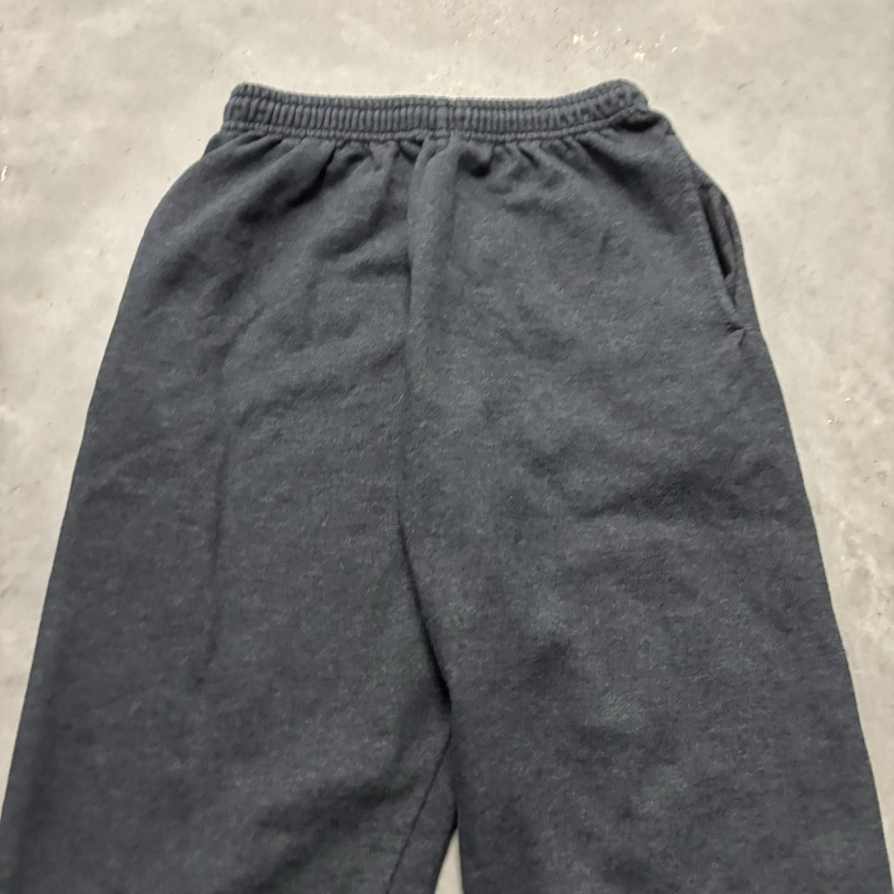 Japanese Brand × Vintage Crazy Vintage Y2K/2000s Dark Grey Essential Sweatpants! Size US 28 / EU 44 - 4 Thumbnail