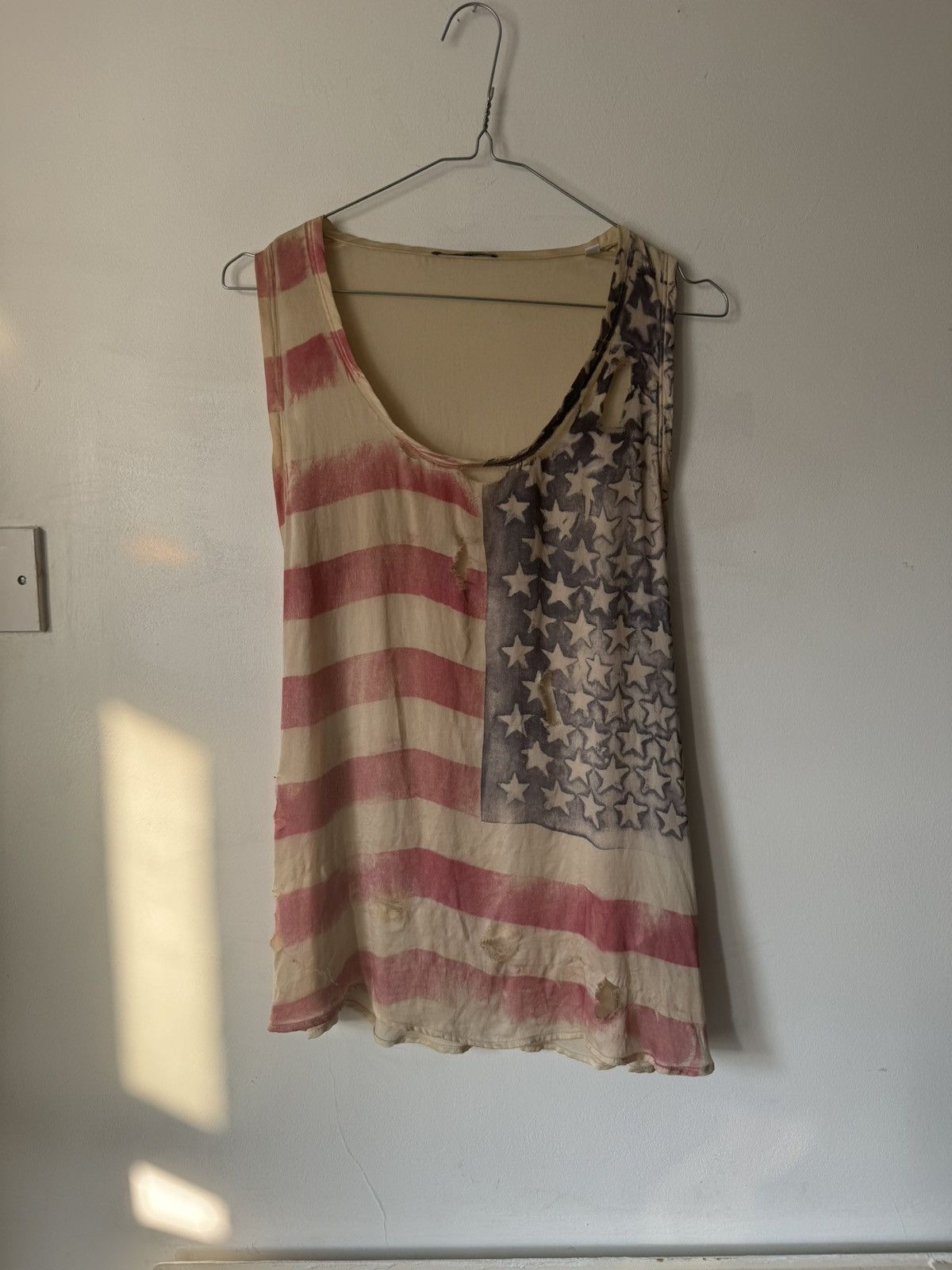 Balmain × Pierre Balmain Balmain - SS11 Punk American Flag Tank