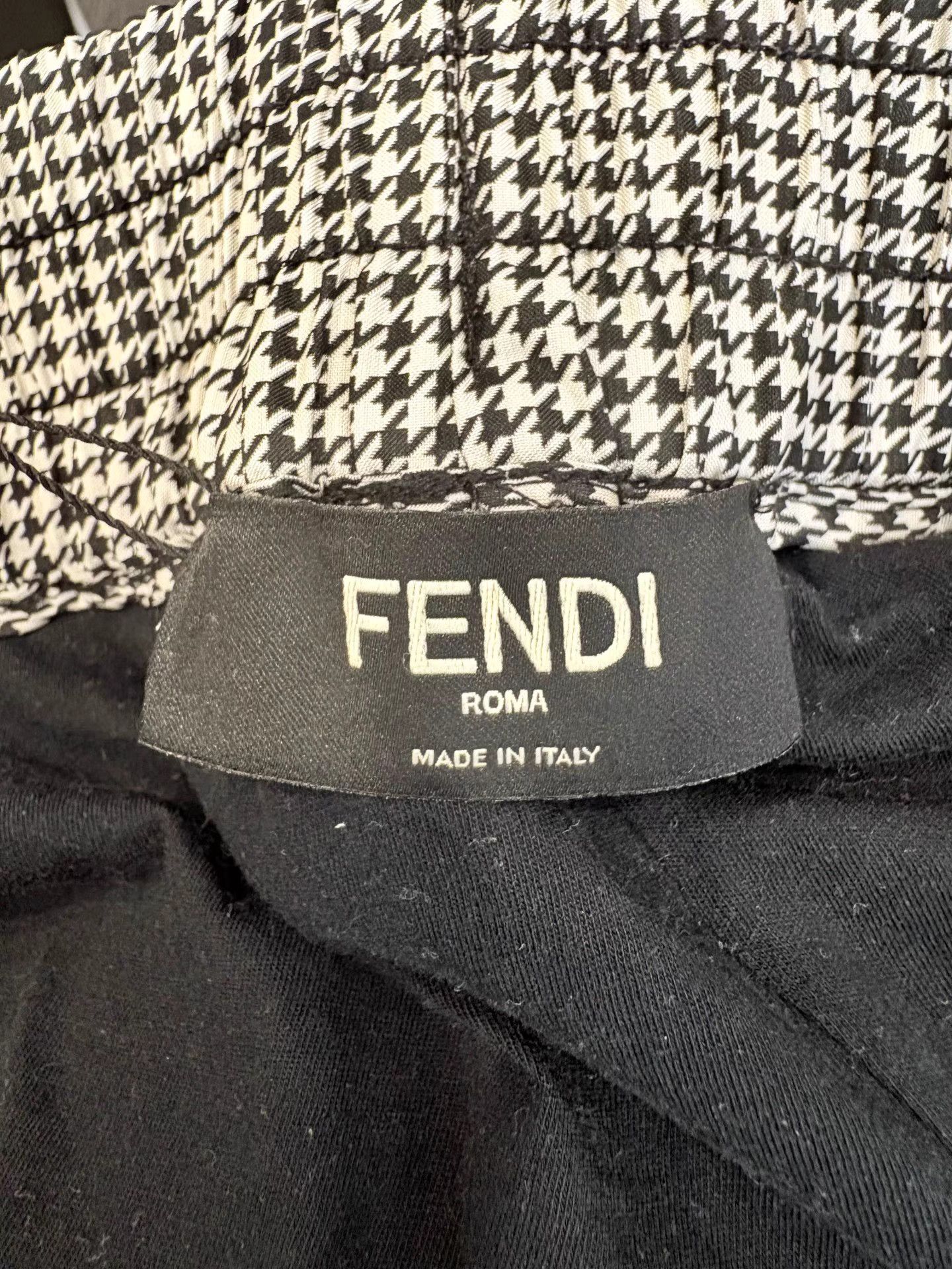 Fendi FENDI Houndstooth Trousers Size US 37 - 4 Thumbnail