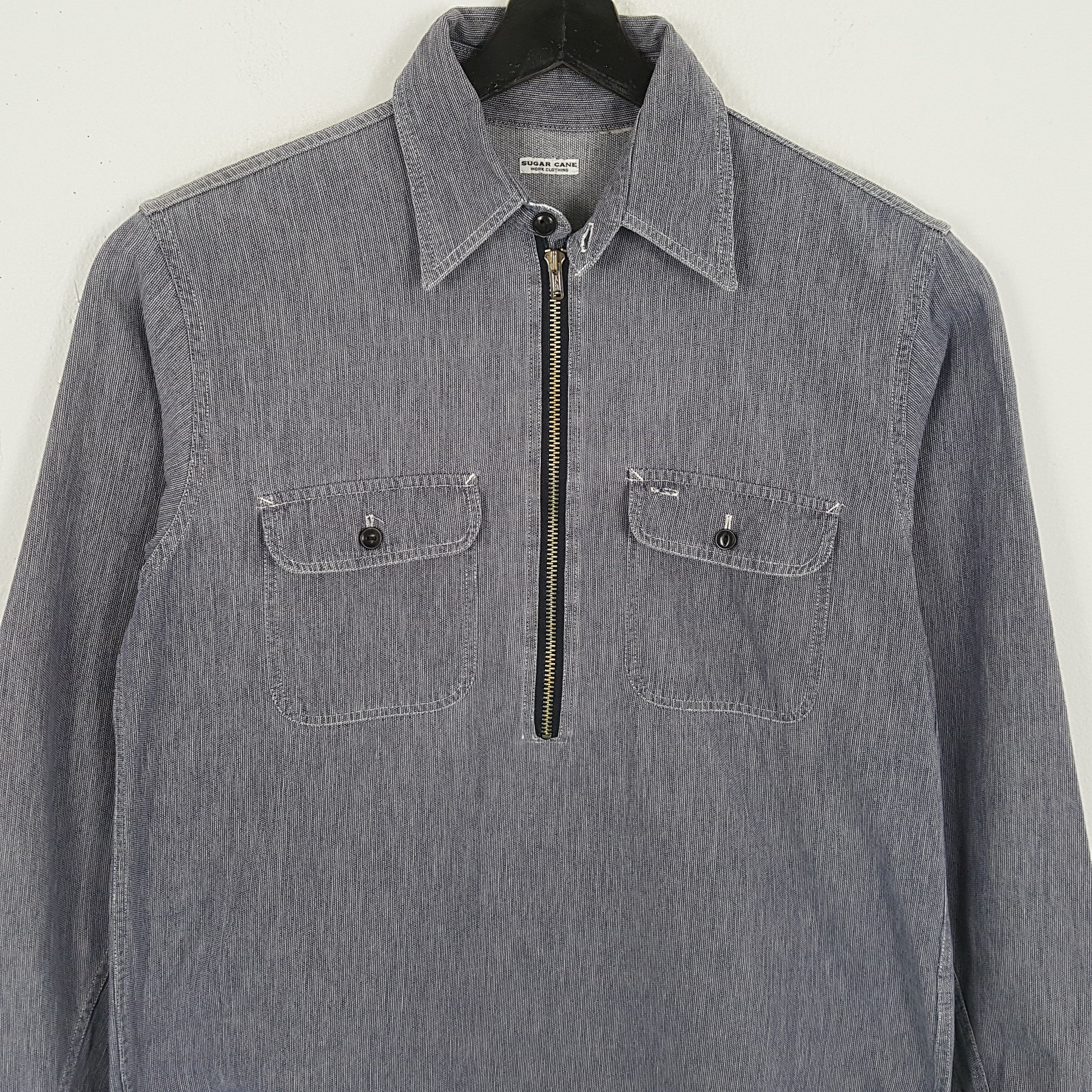 Japanese Brand × Sugar Cane × Vintage SUGAR CANE Shirt Japanese Brand Double Pocket Design Size US L / EU 52-54 / 3 - 2 Thumbnail