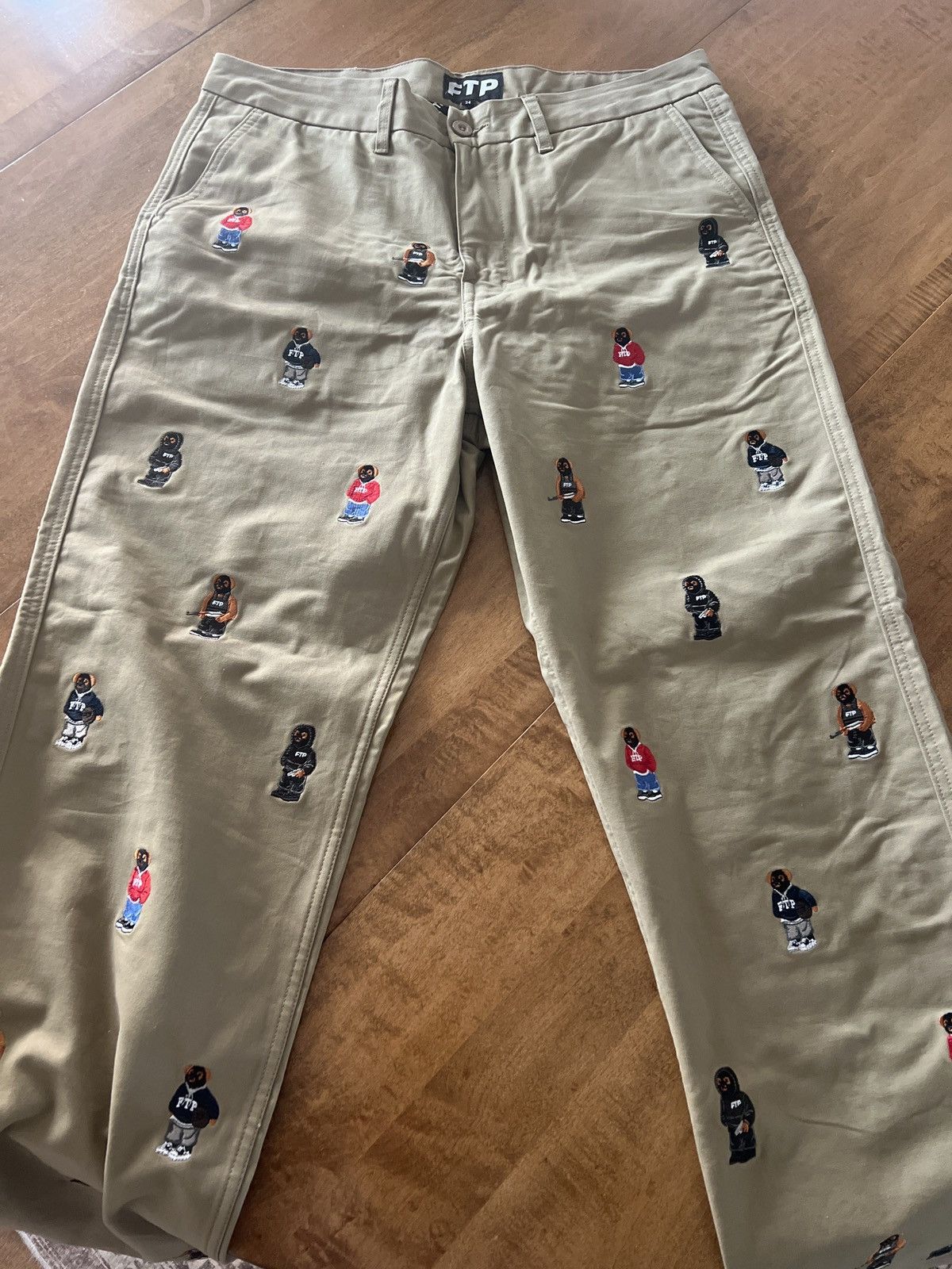 Fuck The Population FTP Polo Bear Pants Size US 34 / EU 50 - 1 Thumbnail