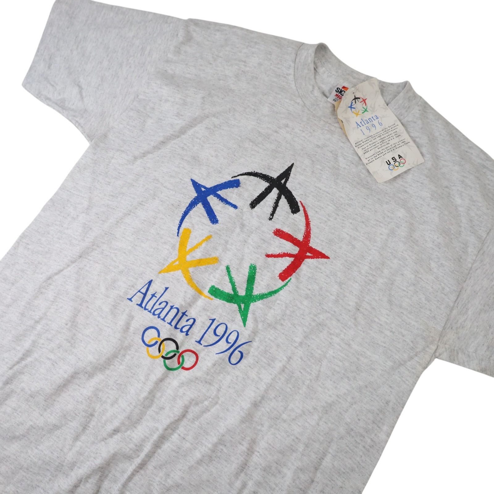 USA Olympics NWT Vintage 1996 Atlanta Olympics Graphic T Shirt Size US L / EU 52-54 / 3 - 2 Thumbnail