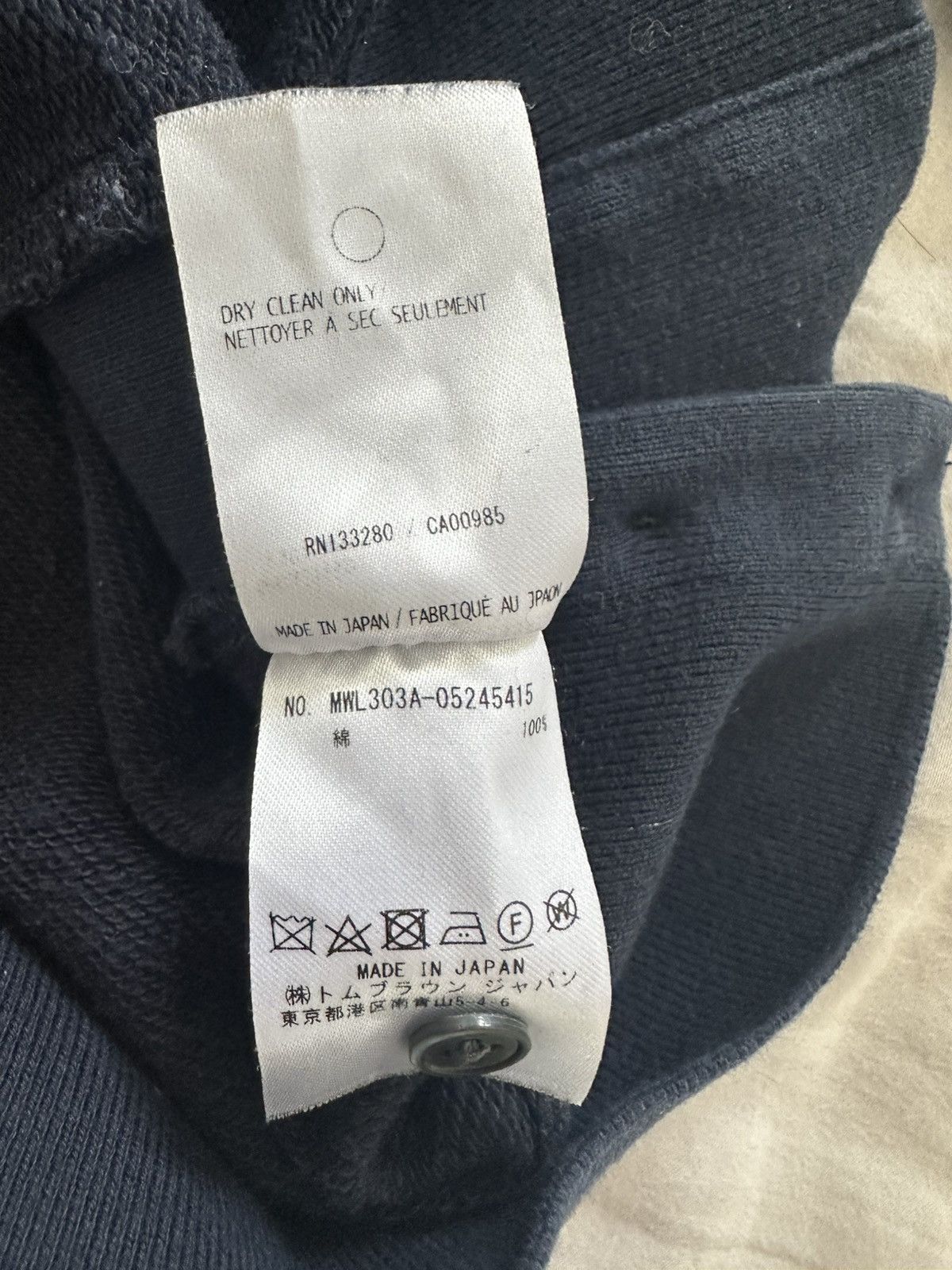 Thom Browne Thom Browne 4-Bar Stripe Sweatshirt Size 4 Navy Cotton Size US M / EU 48-50 / 2 - 5 Thumbnail
