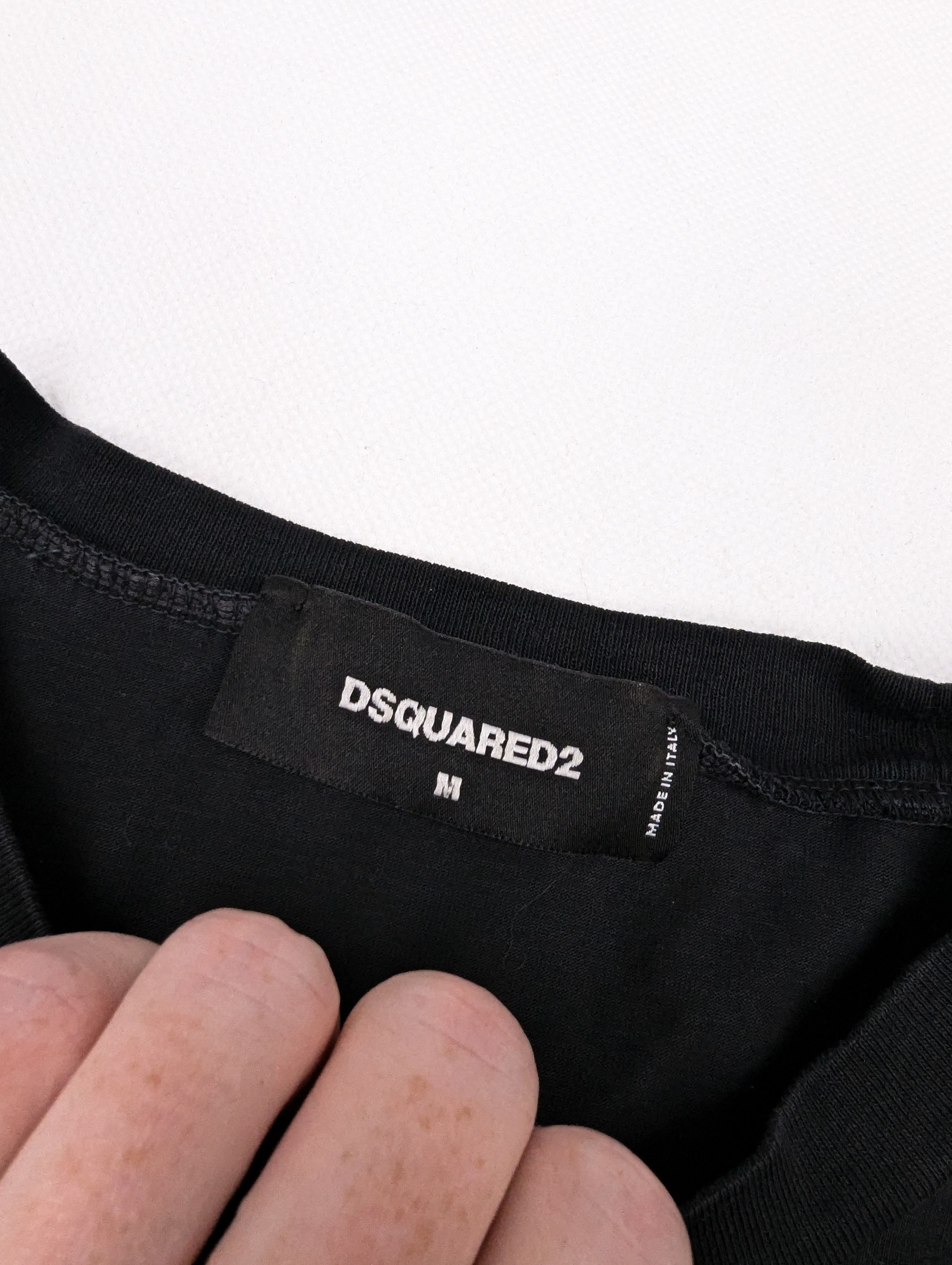 Dsquared2 Dsquared2 black logo tshirt M Size US M / EU 48-50 / 2 - 3 Thumbnail