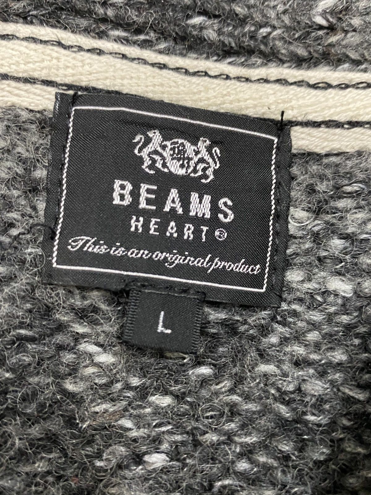 Beams Plus Beams Japan Ombre Gradient Shawl Collar Cardigan Stripe Knit Size US L / EU 52-54 / 3 - 8 Thumbnail