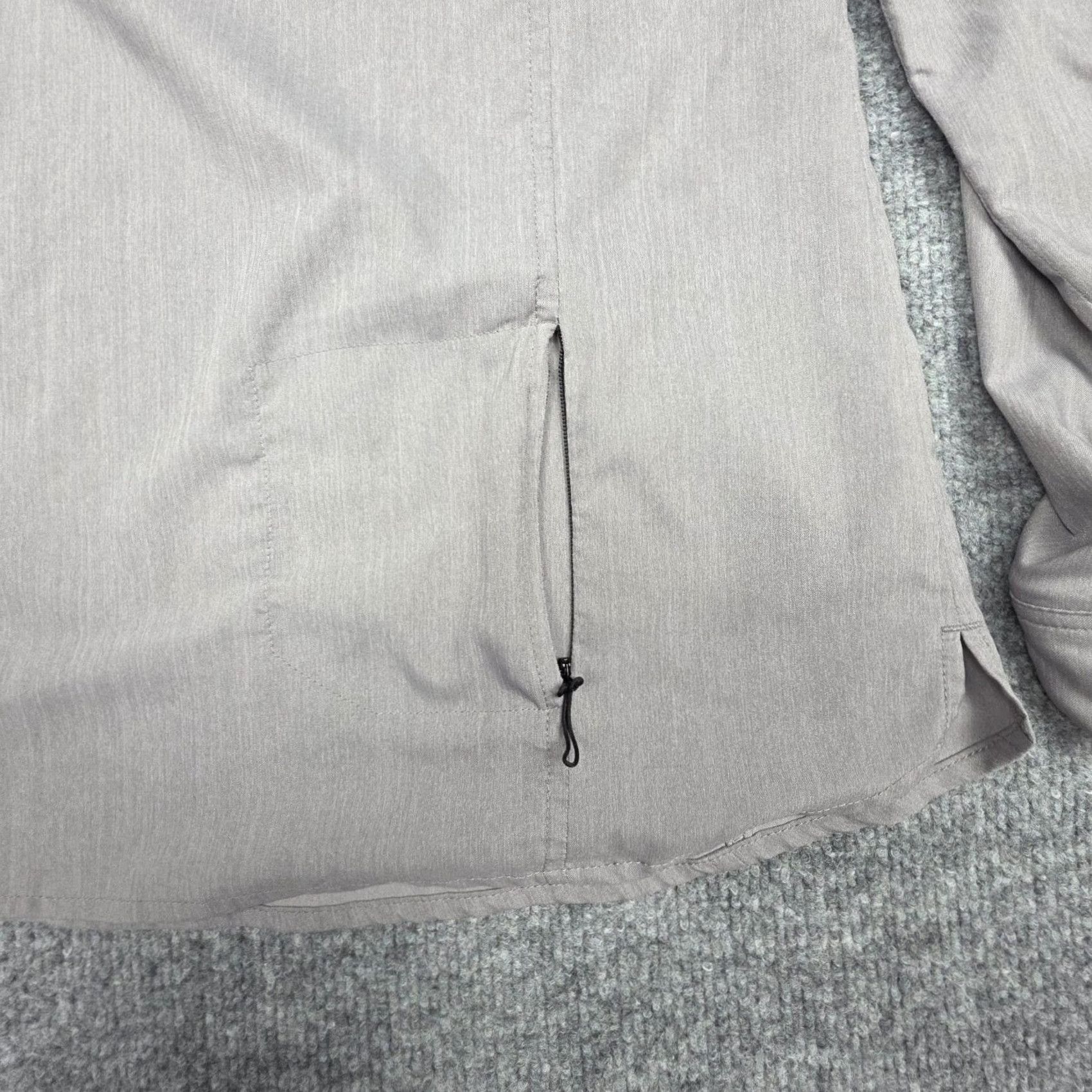 Vintage Western Rise Shirt Men's Large Gray Button Long Sleeve Pocket Nylon Blend Size US L / EU 52-54 / 3 - 4 Thumbnail