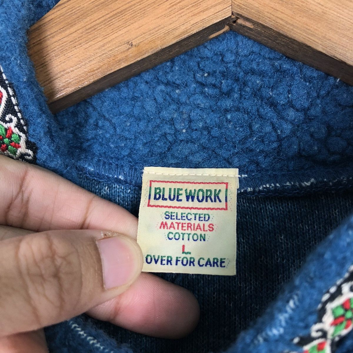 Japanese Brand 📌Vintage Half Zipper Fleece Jacket Blue Work Issey Miyake Size US L / EU 52-54 / 3 - 14 Thumbnail