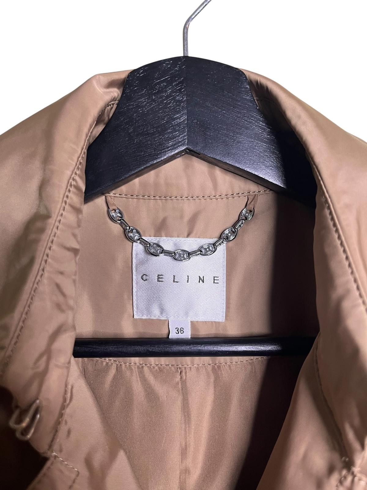 Celine Celine Paris Belted Double Breasted Trench Coat 36 France Size S / US 4 / IT 40 - 4 Thumbnail