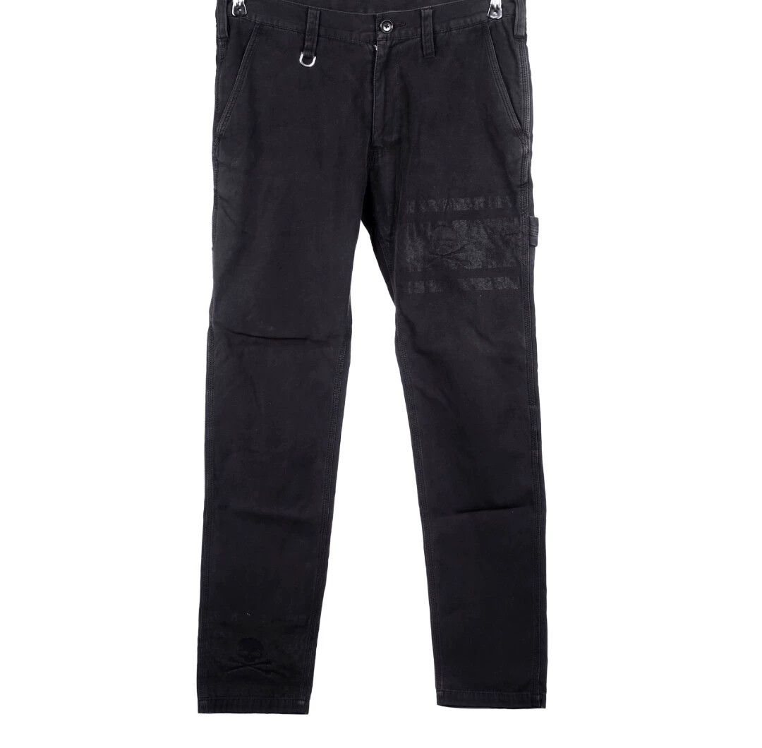 Mastermind Japan mmj rare black line chino pants L size Size US 34 / EU 50 - 2 Thumbnail