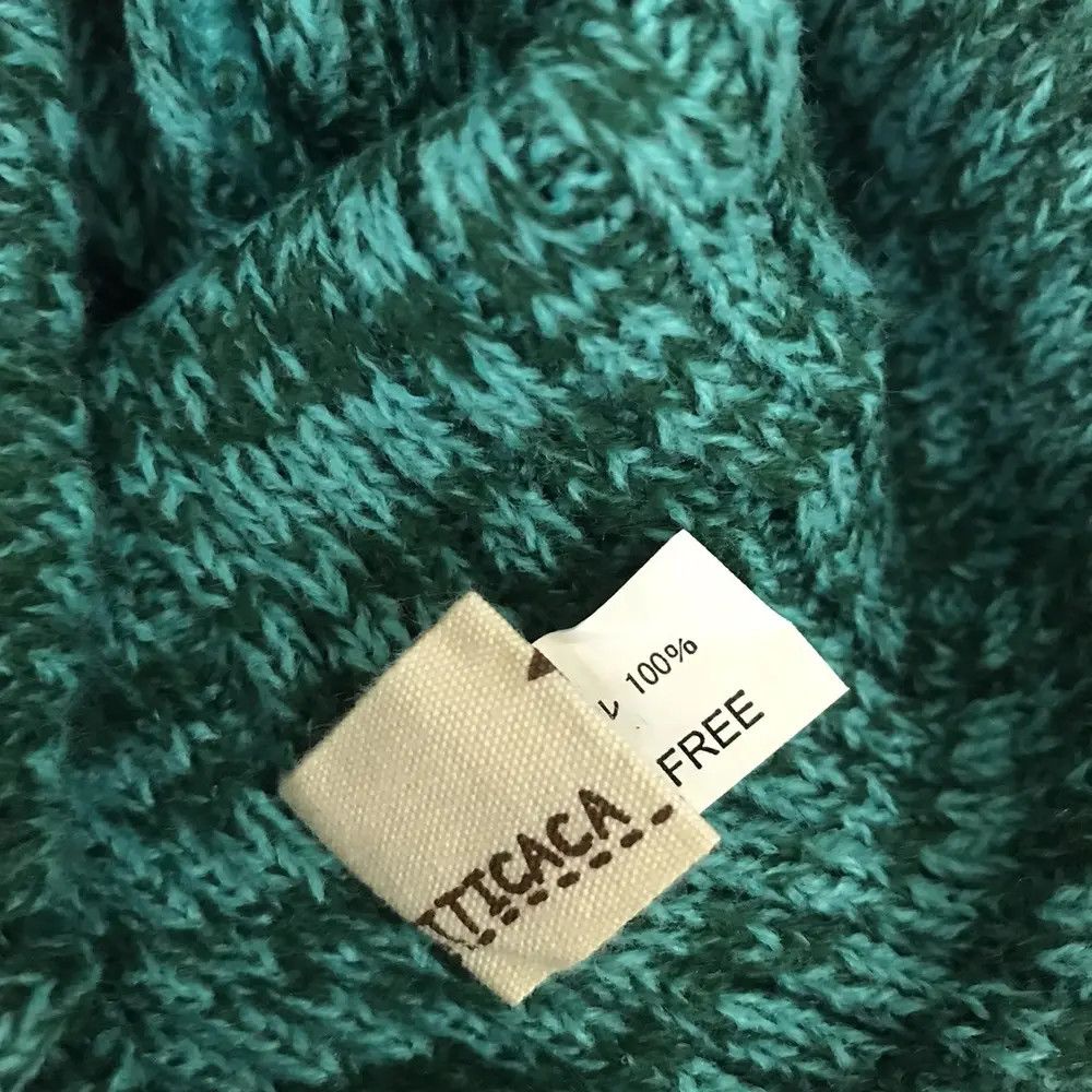 Japanese Brand × Vintage Titicaca Knit Beanie Hat Size ONE SIZE - 4 Thumbnail