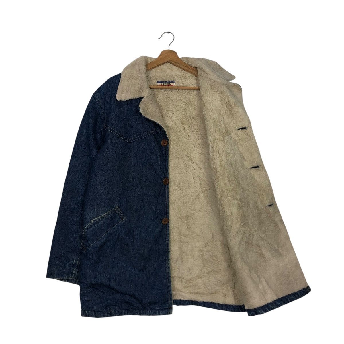 Japanese Brand 🔥VINTAGE CHORE DENIM JACKET BLANKET BIG X ANK ISSEY MIYAKE Size US L / EU 52-54 / 3 - 13 Thumbnail