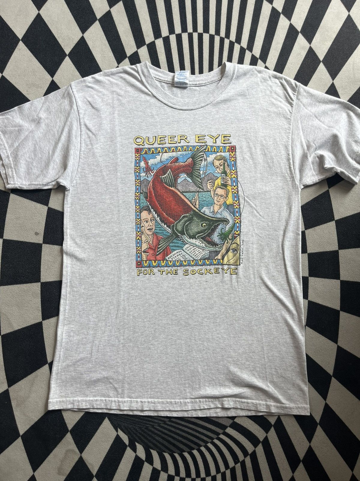 Arts & Science Vintage QUEER EYE FOR THE SOCKEYE RAY TROLL 2003’s Tshirt Size US L / EU 52-54 / 3 - 3 Thumbnail