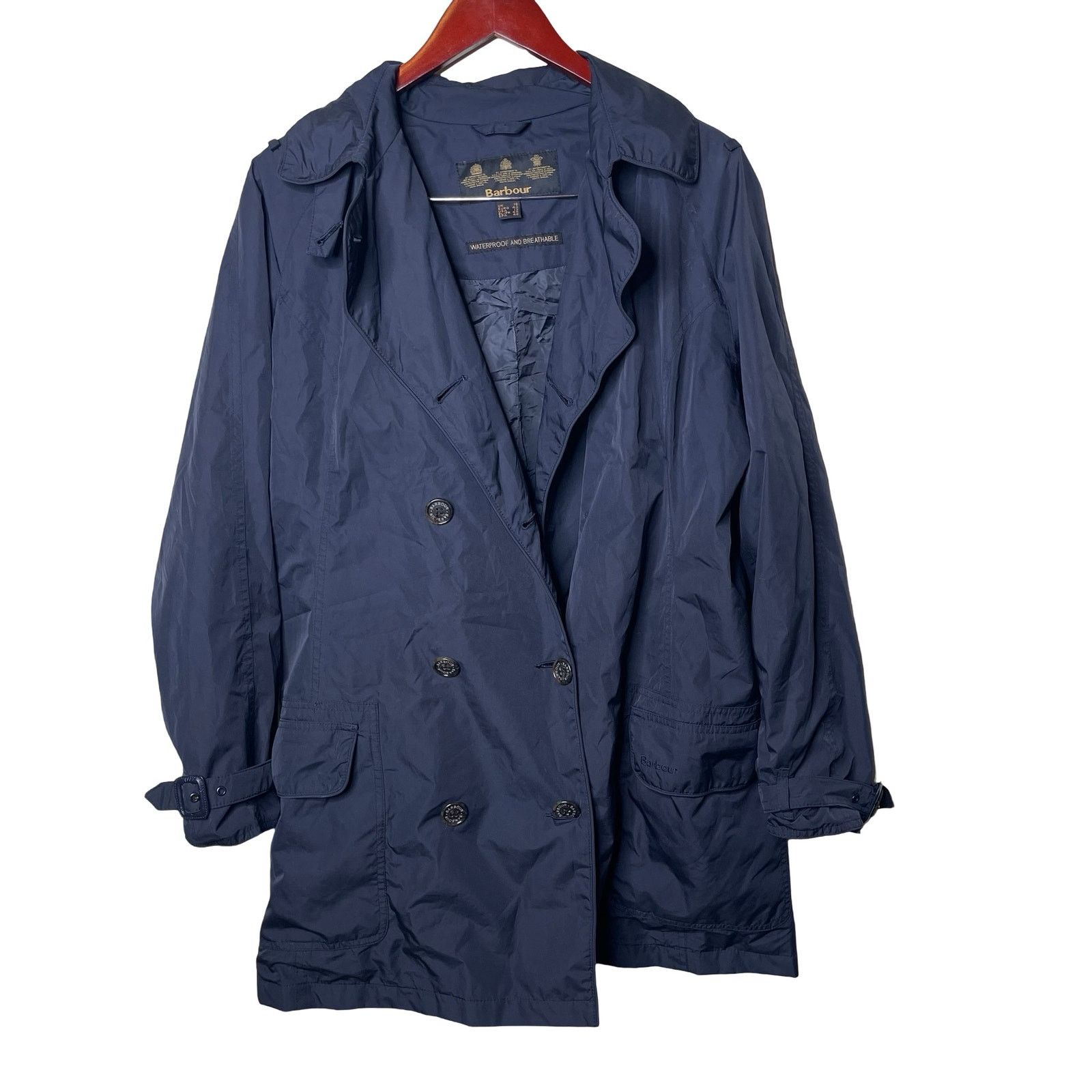 Barbour Barbour Featherweight Valerie Jacket Short Blue Coat 12 Size XL / US 12-14 / IT 48-50 - 1 Thumbnail