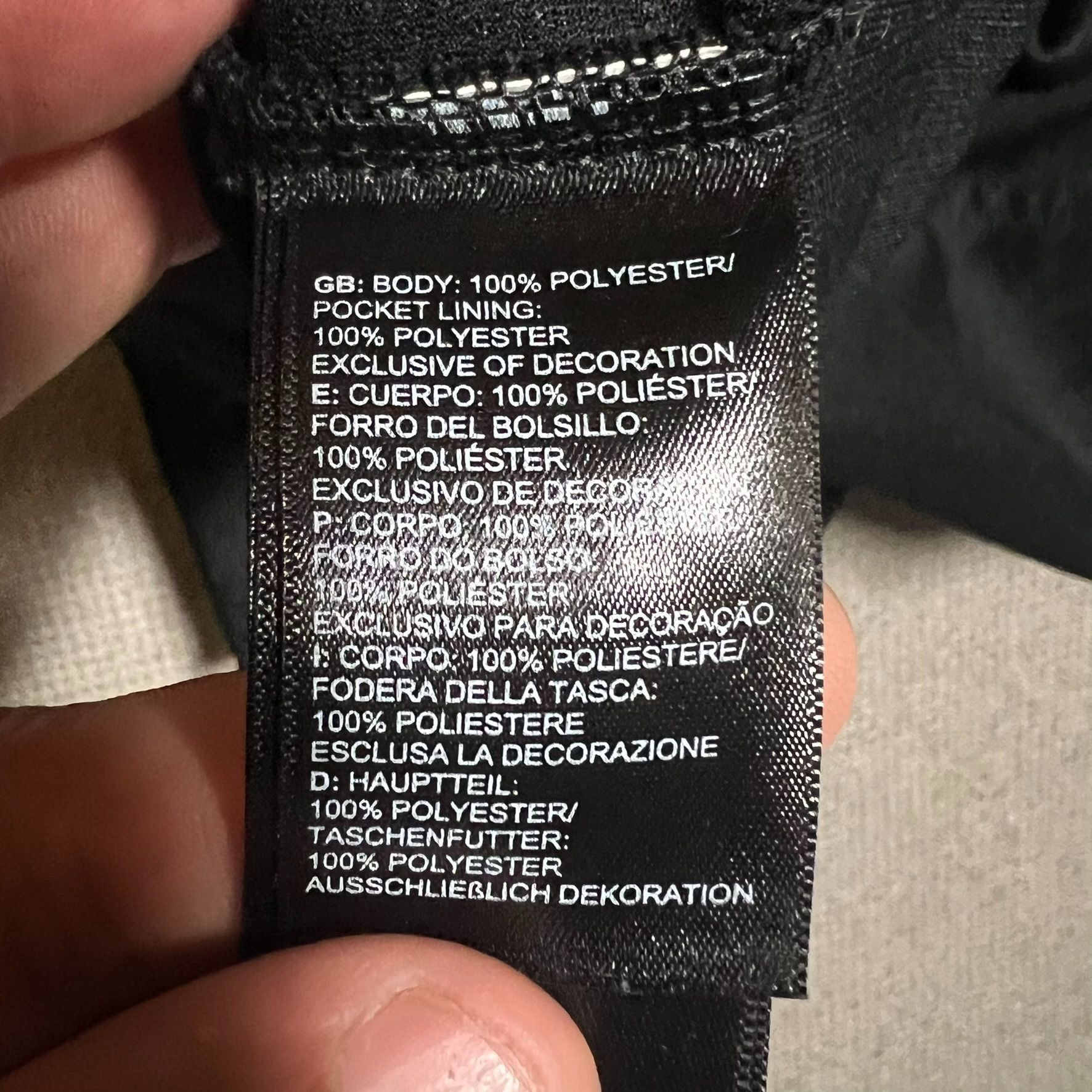 The North Face The North Face Size XL Men's Black Full-Zip Track Jacket Size US XL / EU 56 / 4 - 4 Thumbnail