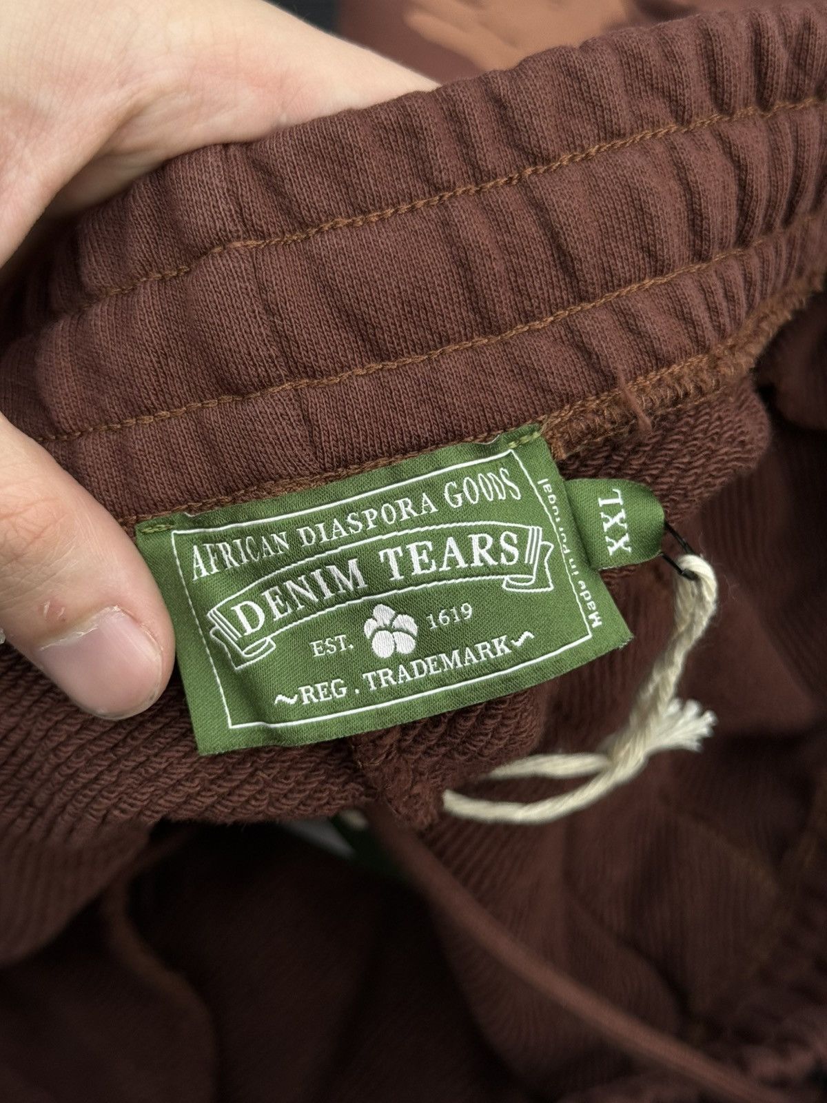 DENIM TEARS Denim Tears Cotton Wreath 2025 Brown Shorts XXL (NEW) Size US 38 / EU 54 - 7 Thumbnail
