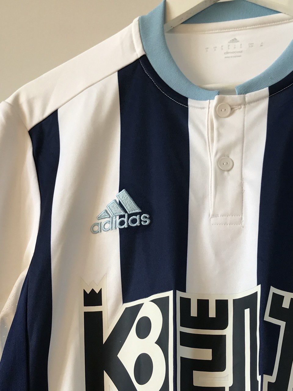 Adidas Adidas West Bromwich Albion Football Shirt Size US S / EU 44-46 / 1 - 5 Thumbnail