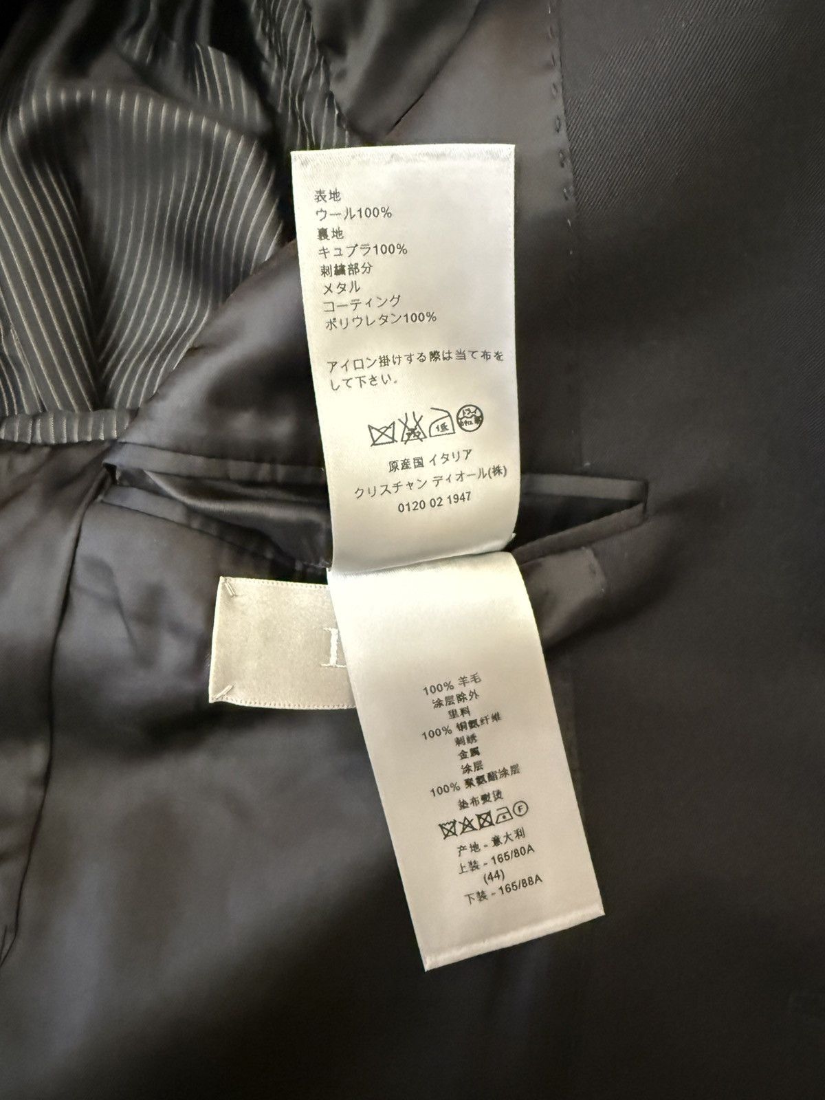 Dior Dior SS18 staple embrodery blazer suit Size 44R - 9 Thumbnail