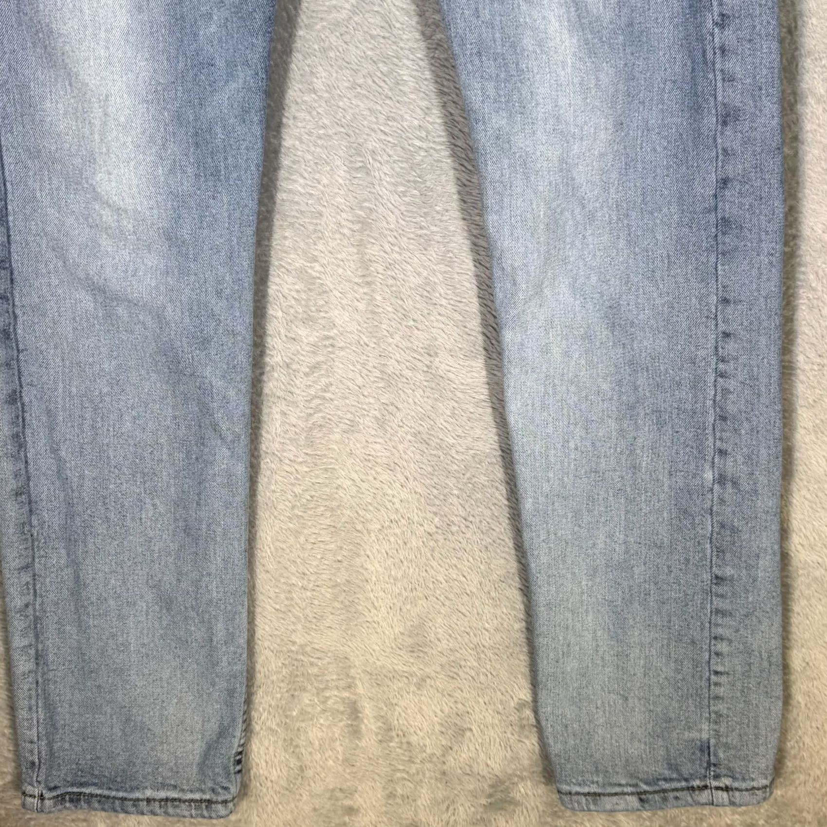 Levi's Levi’s 502 Jeans Men’s 29 x 30 Blue Stretch Denim Mid Rise Straight Levis 502 Jeans Blue Mens Straight Jeans 29x30 Size US 29 - 5 Thumbnail