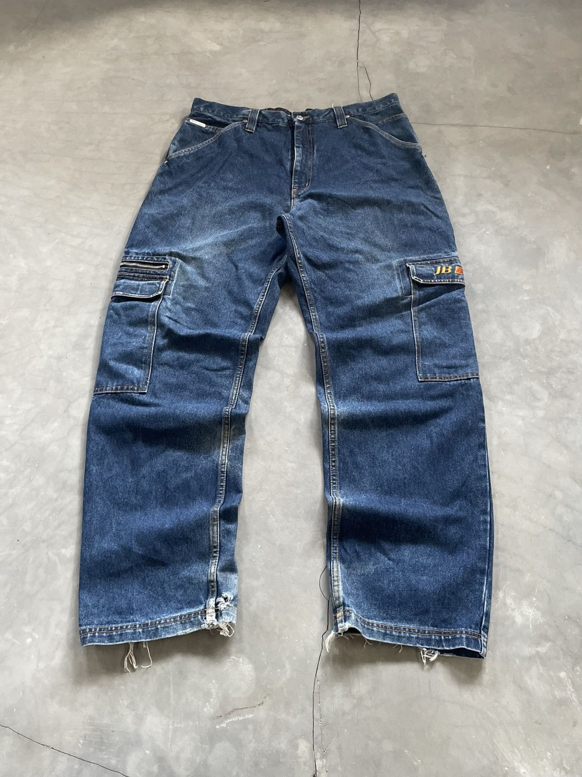Other Vintage Y2k Johnny Blaze Baggy Cargo Carpenter Jeans Pant Size US 39 - 3 Thumbnail