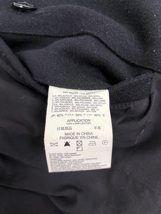Diesel 2000s Diesel Black Caban Buttoned Jacket Size US M / EU 48-50 / 2 - 10 Thumbnail